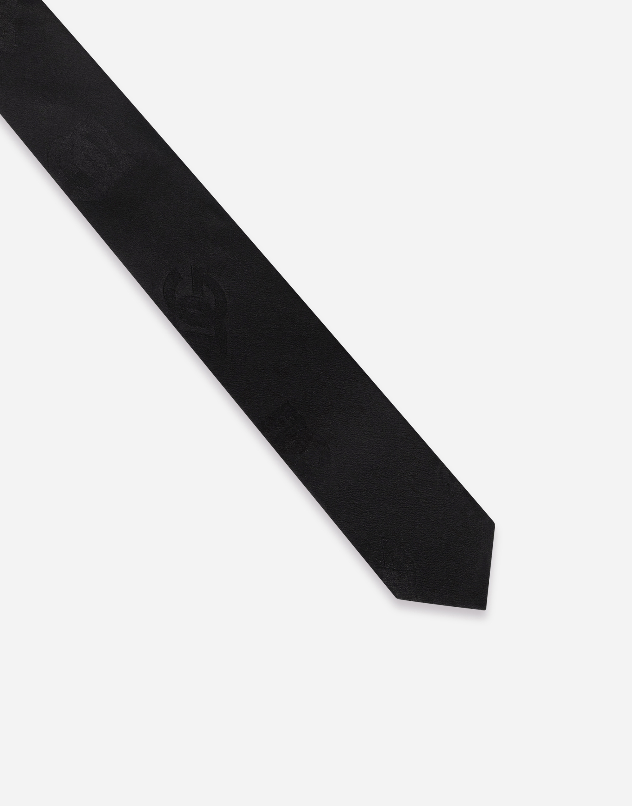 DOLCE & GABBANA 6-CM SILK JACQUARD BLADE TIE WITH DG LOGO