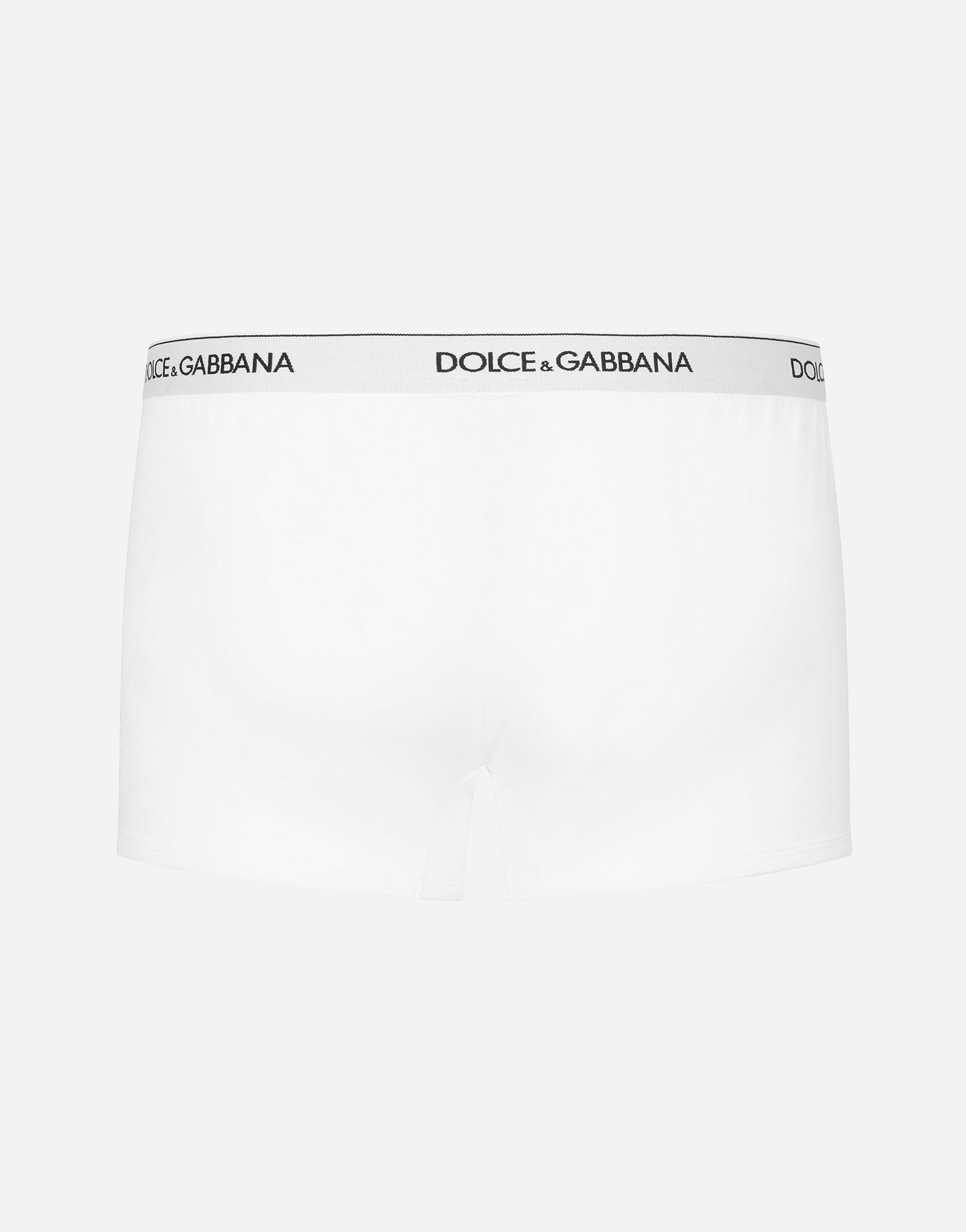  Dolce & Gabbana Pack De 2 Bóxers Regular De Algodón Elástico - Hombre Ropa Interior Y Ropa De Casa Blanco Algod�n 4 