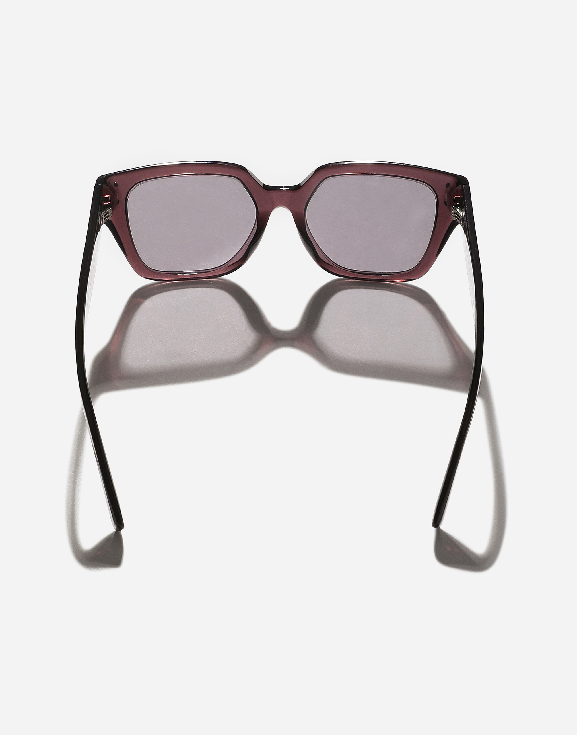 Dolce & Gabbana Dg Sharped Sunglasses In Transparent Violet