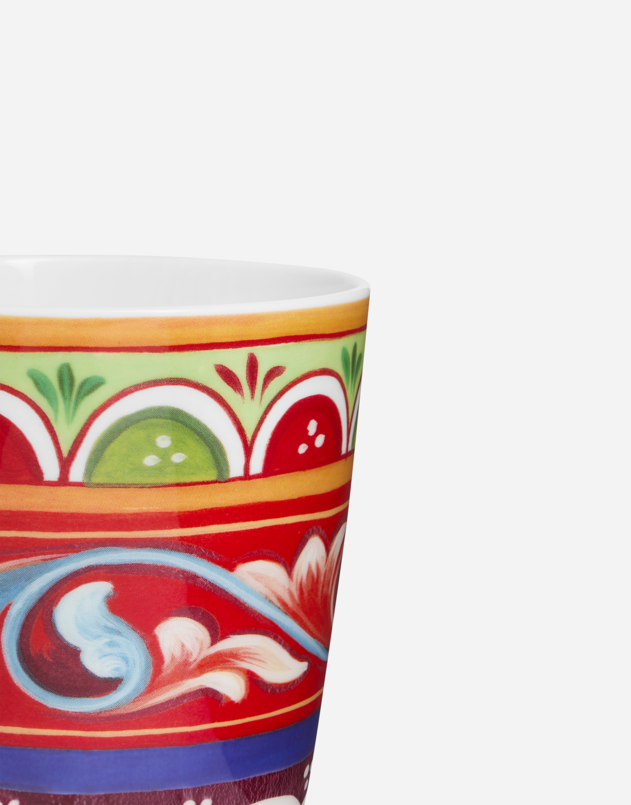 Dolce & Gabbana Fine Porcelain Glass In Multicolor
