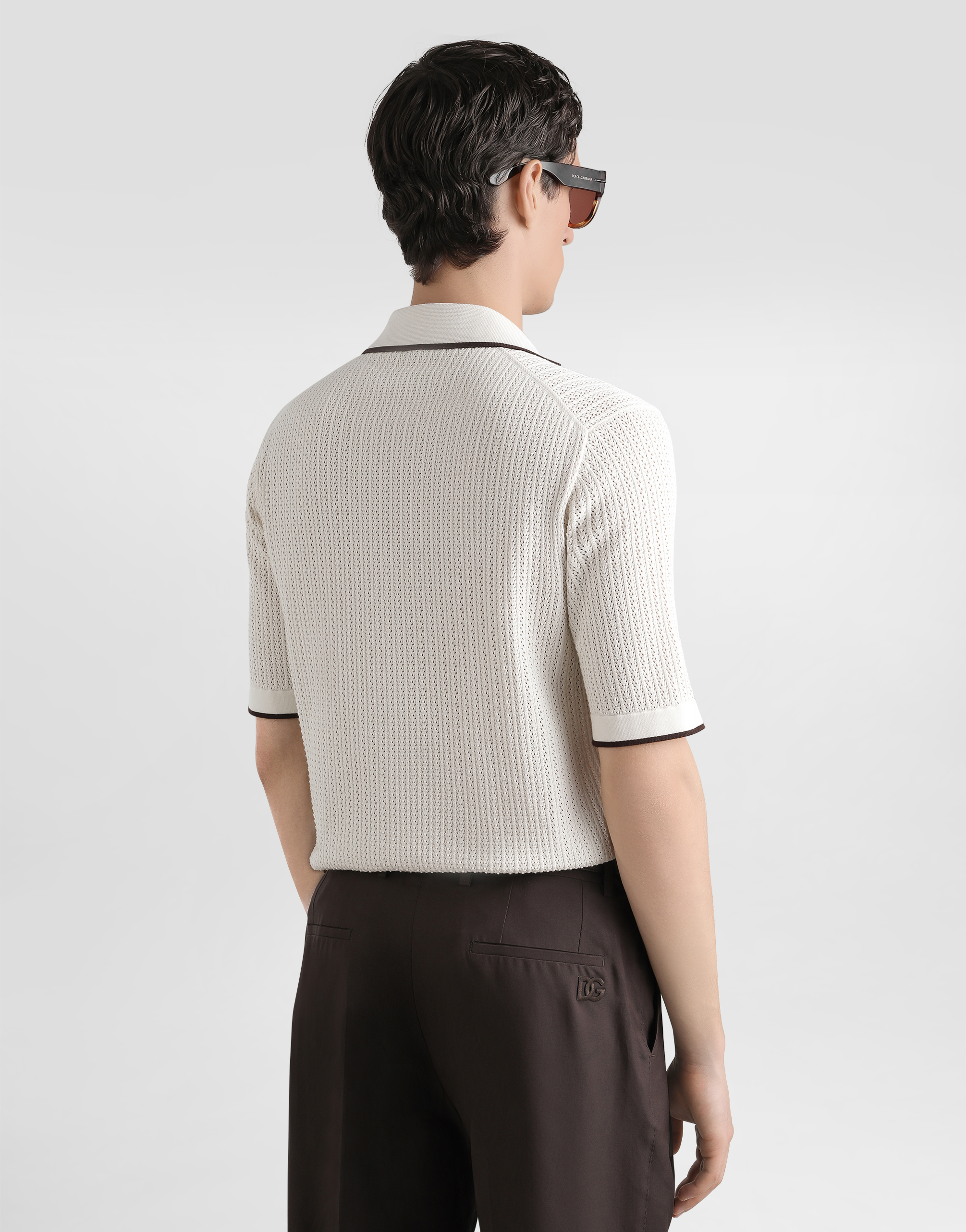  Dolce & Gabbana Cotton Shirt - Mann Strickwaren Beige 46 