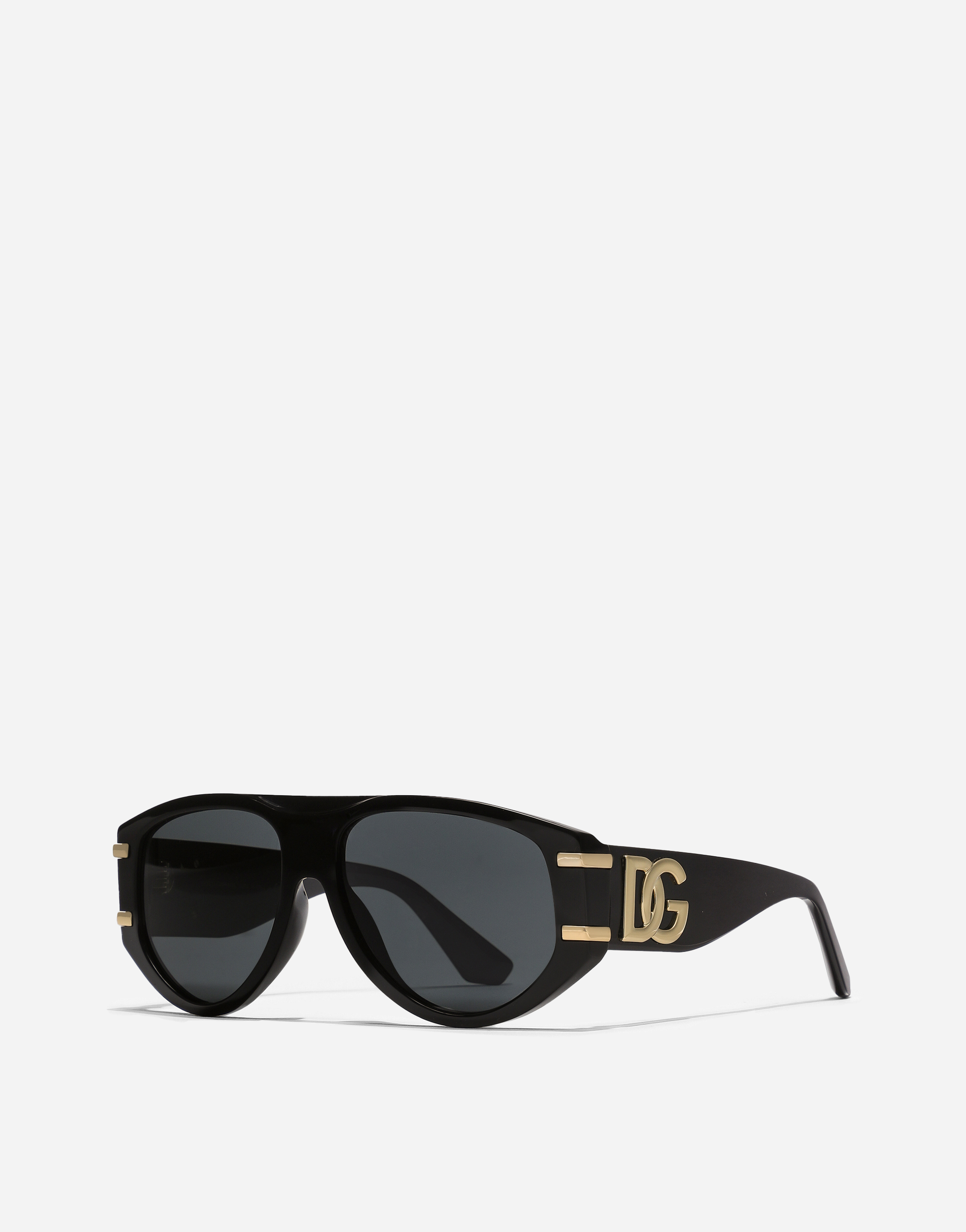 Dolce & Gabbana Dg Griffe Sunglasses In Black