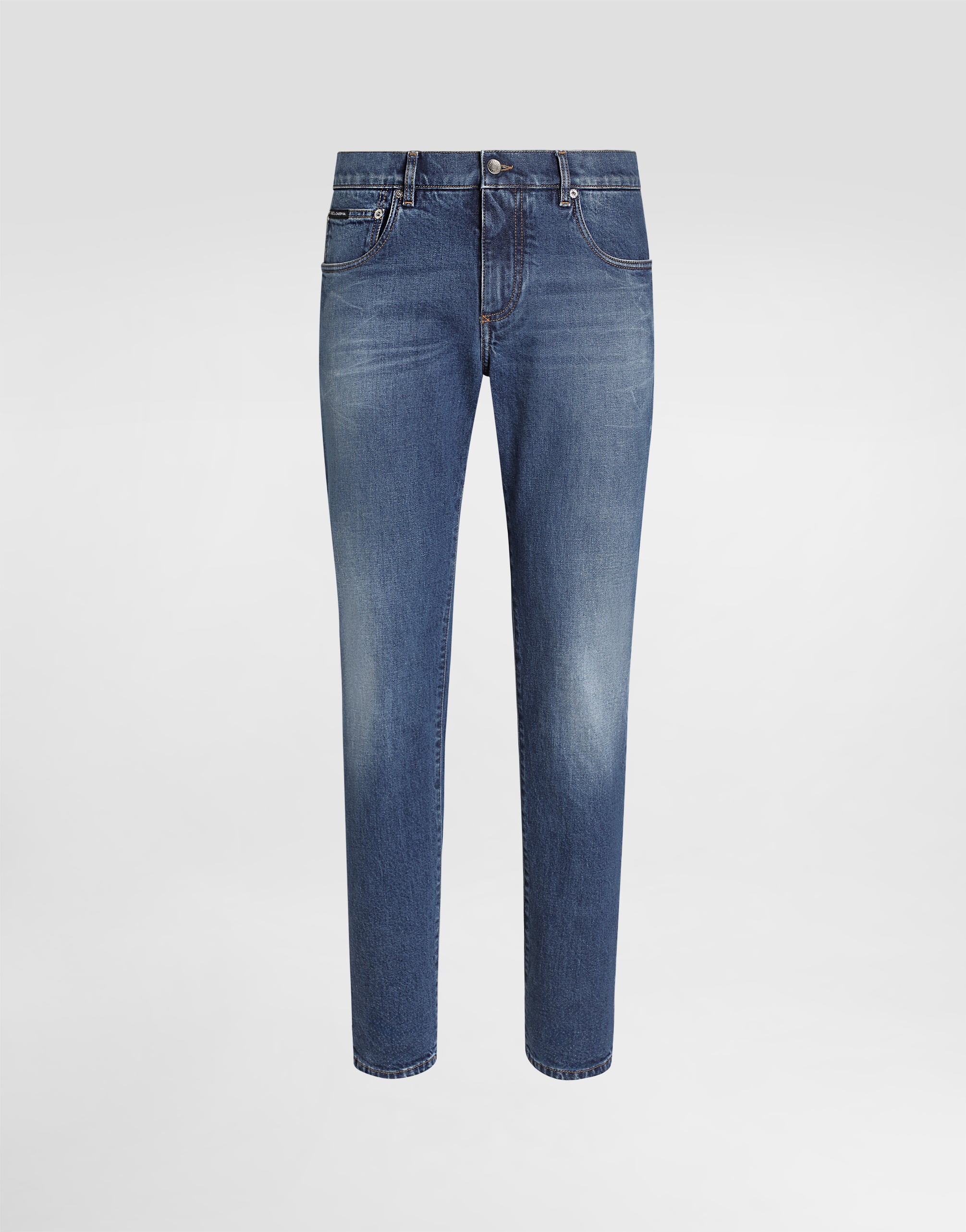 Denim trousers in Multicolor for Men | Dolce&Gabbana® US