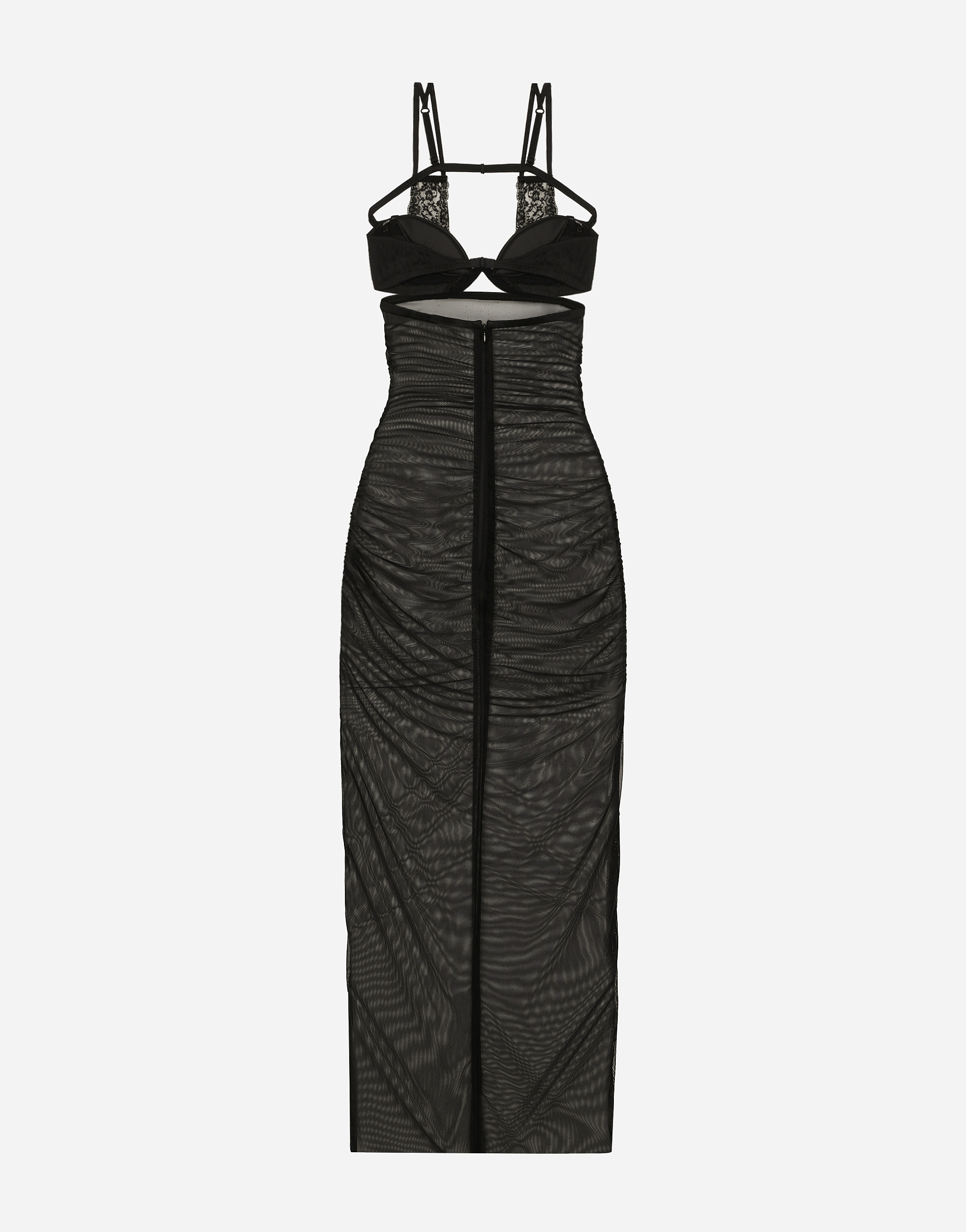 Dolce & Gabbana Tulle Corset Dress In ブラック