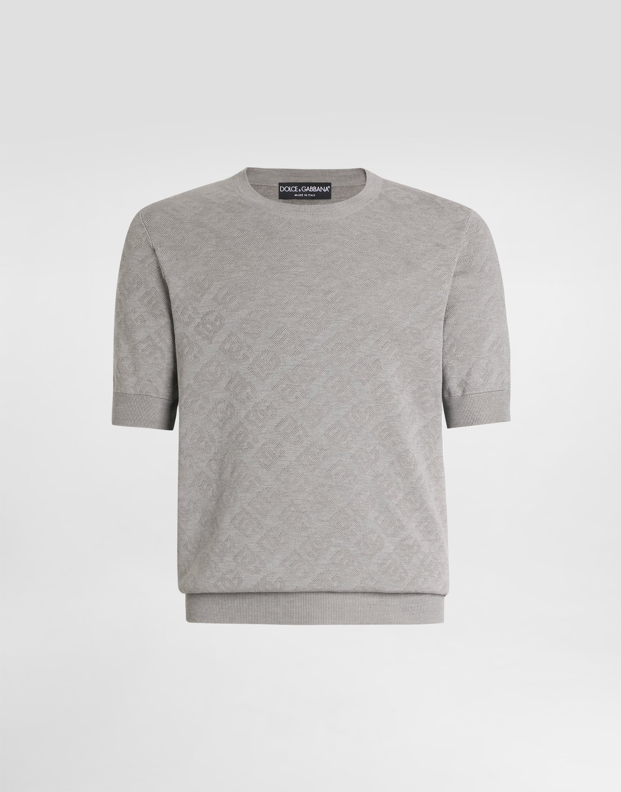 Silk pullover in Grey for Men | Dolce&Gabbana® US