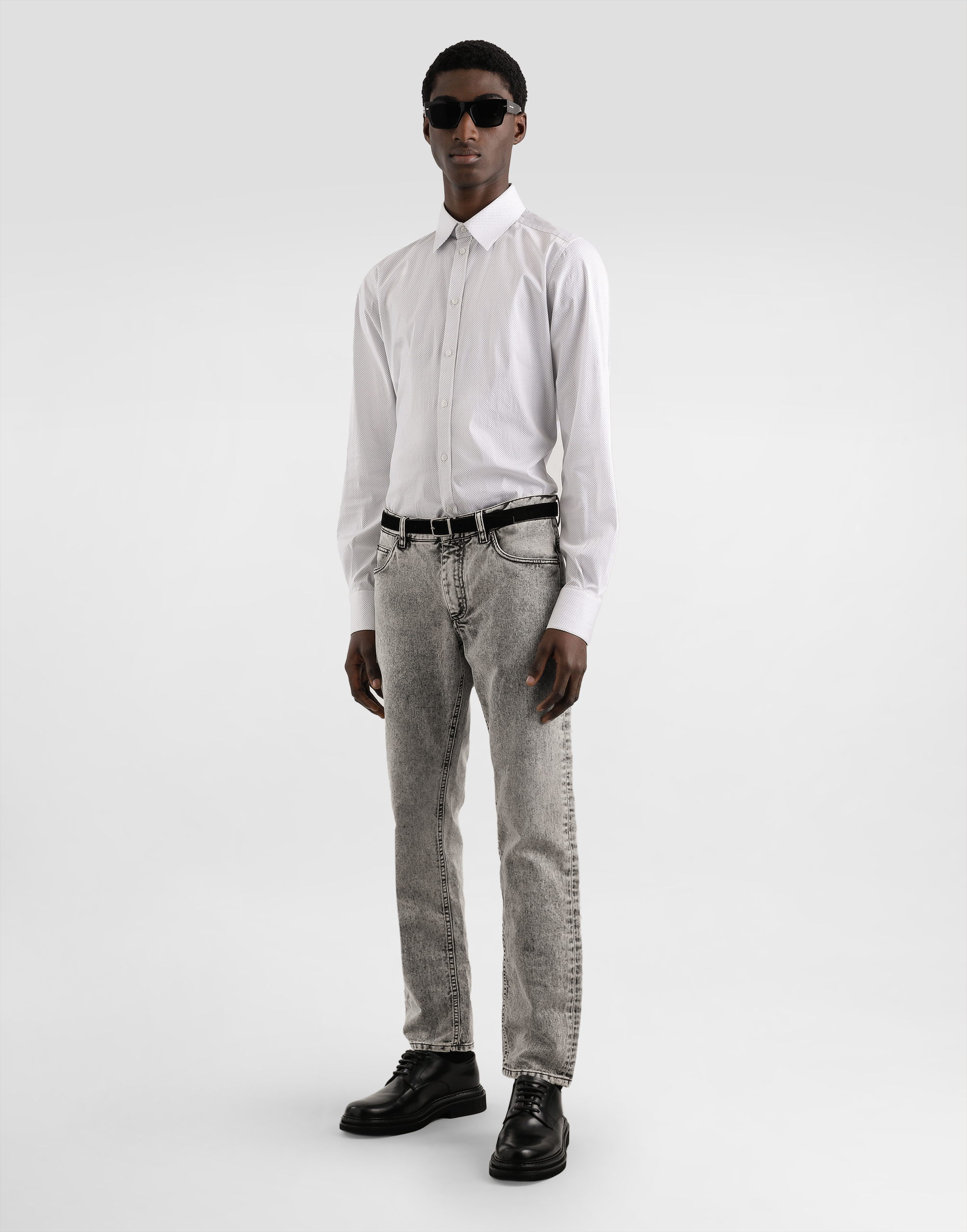 Gold shirt with microdesign