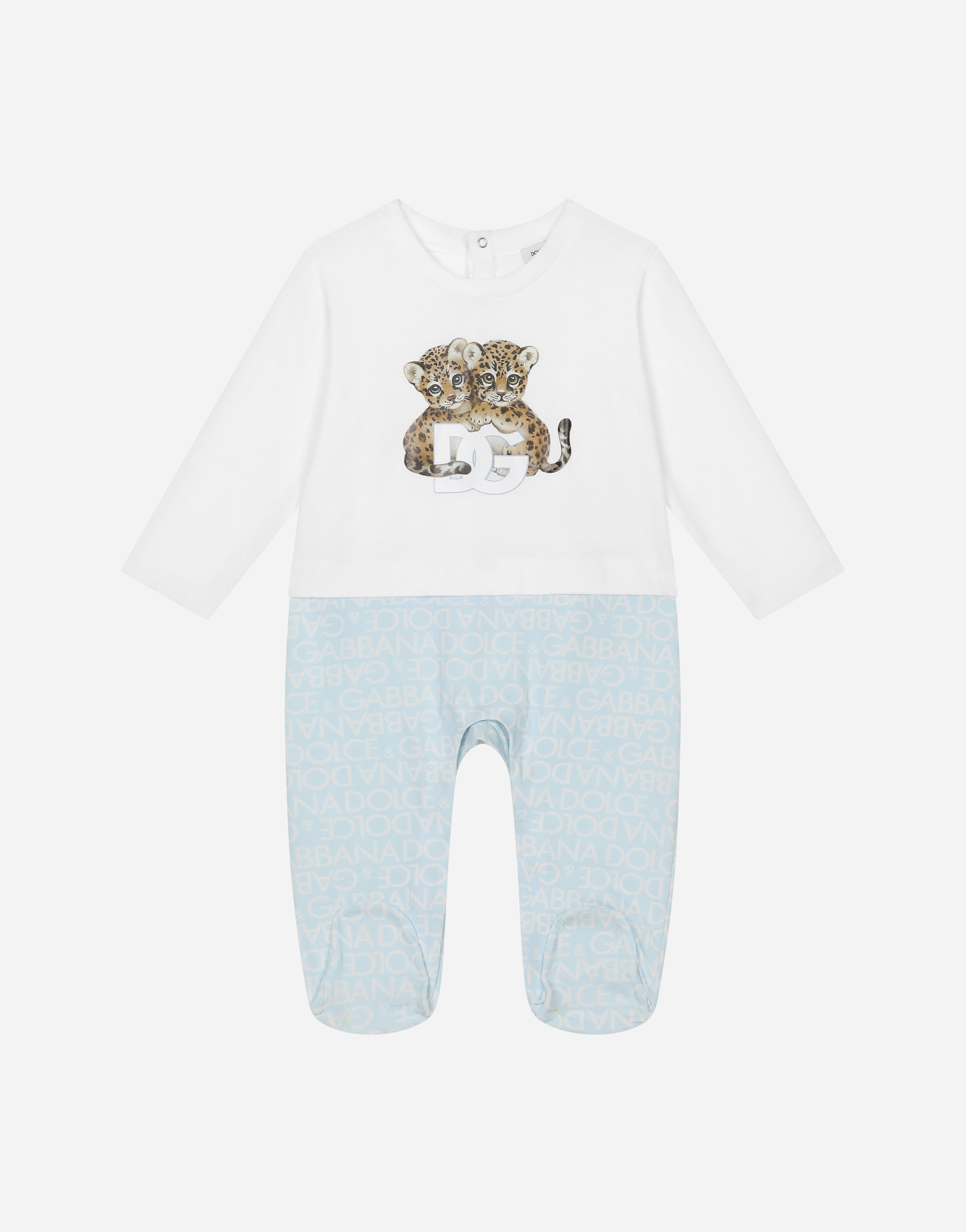 DOLCE & GABBANA 3-PIECE GIFT SET WITH ALL-OVER LOGO PRINT