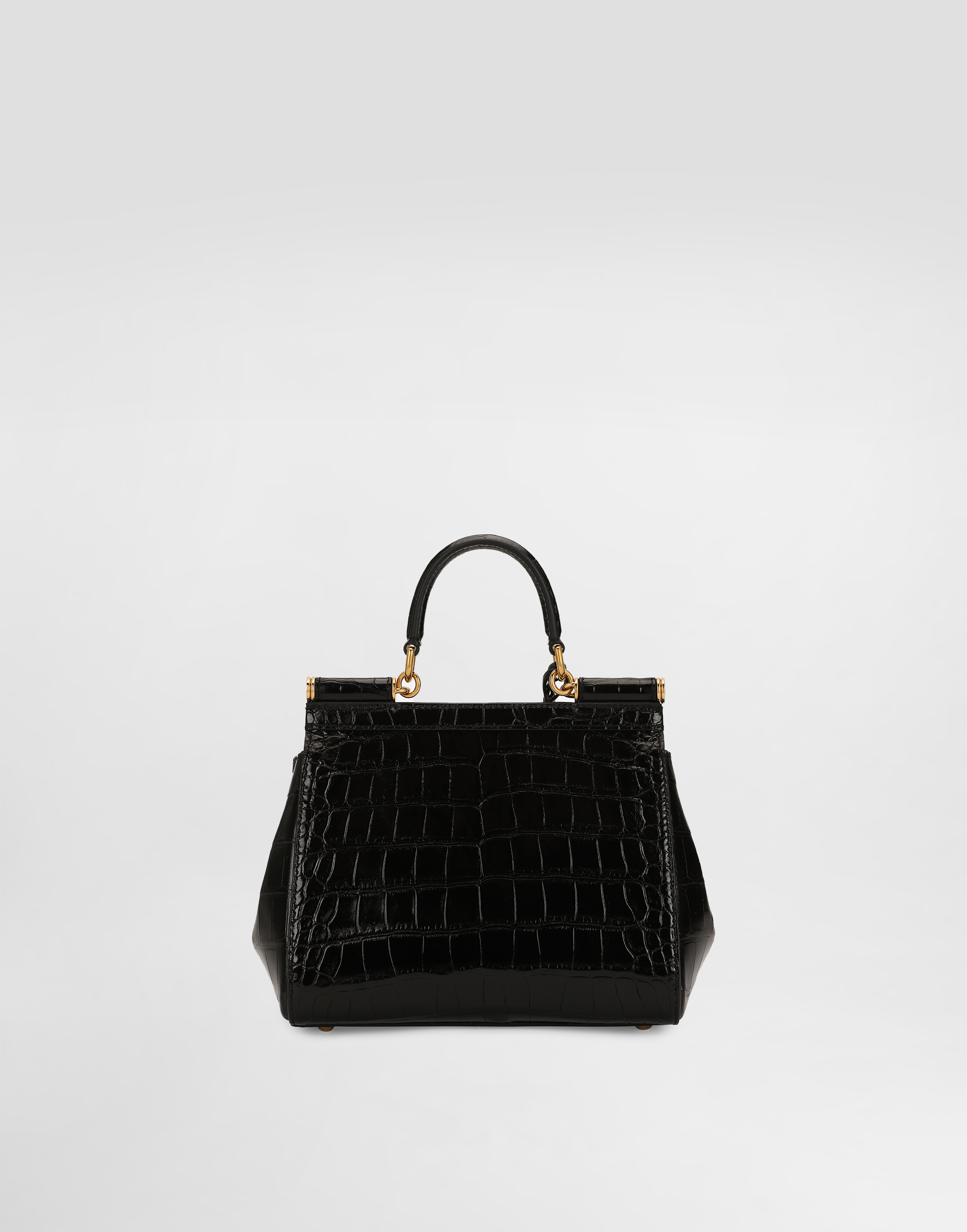 Medium Sicily handbag in alligator leather