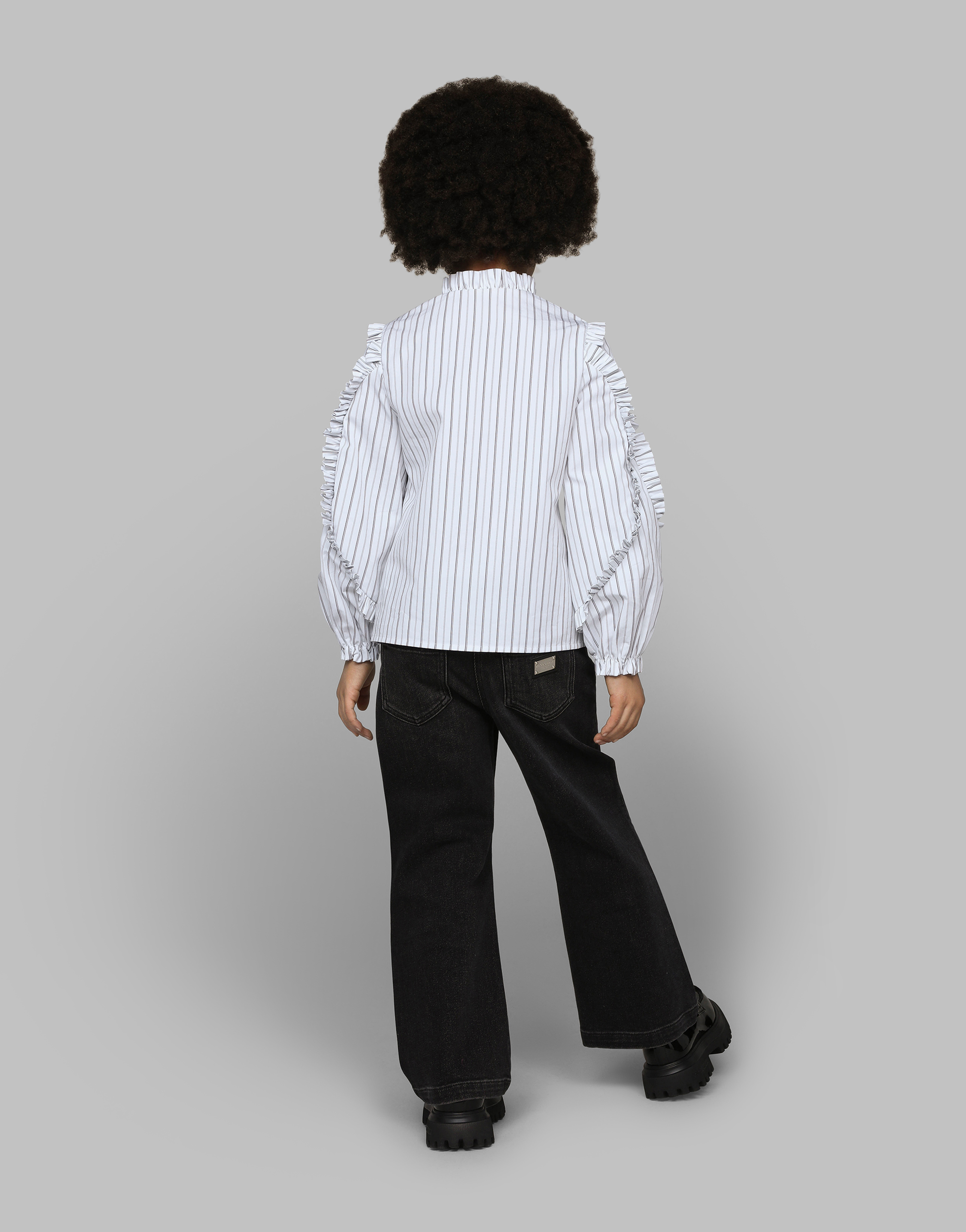 Dolce & Gabbana Camicia Manic. Lunga In Multicolor