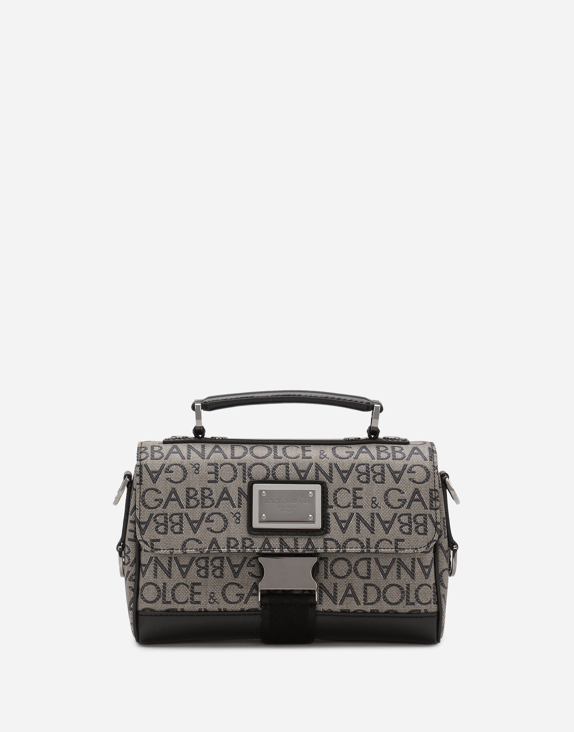 Dolce & Gabbana Jacquard Crossbody Bag In Multicolor