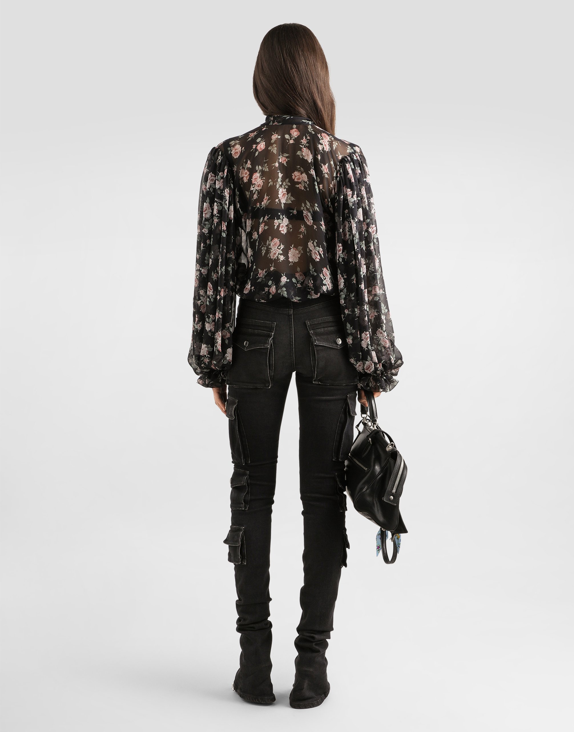 Dolce & Gabbana Denim Trousers In Multi