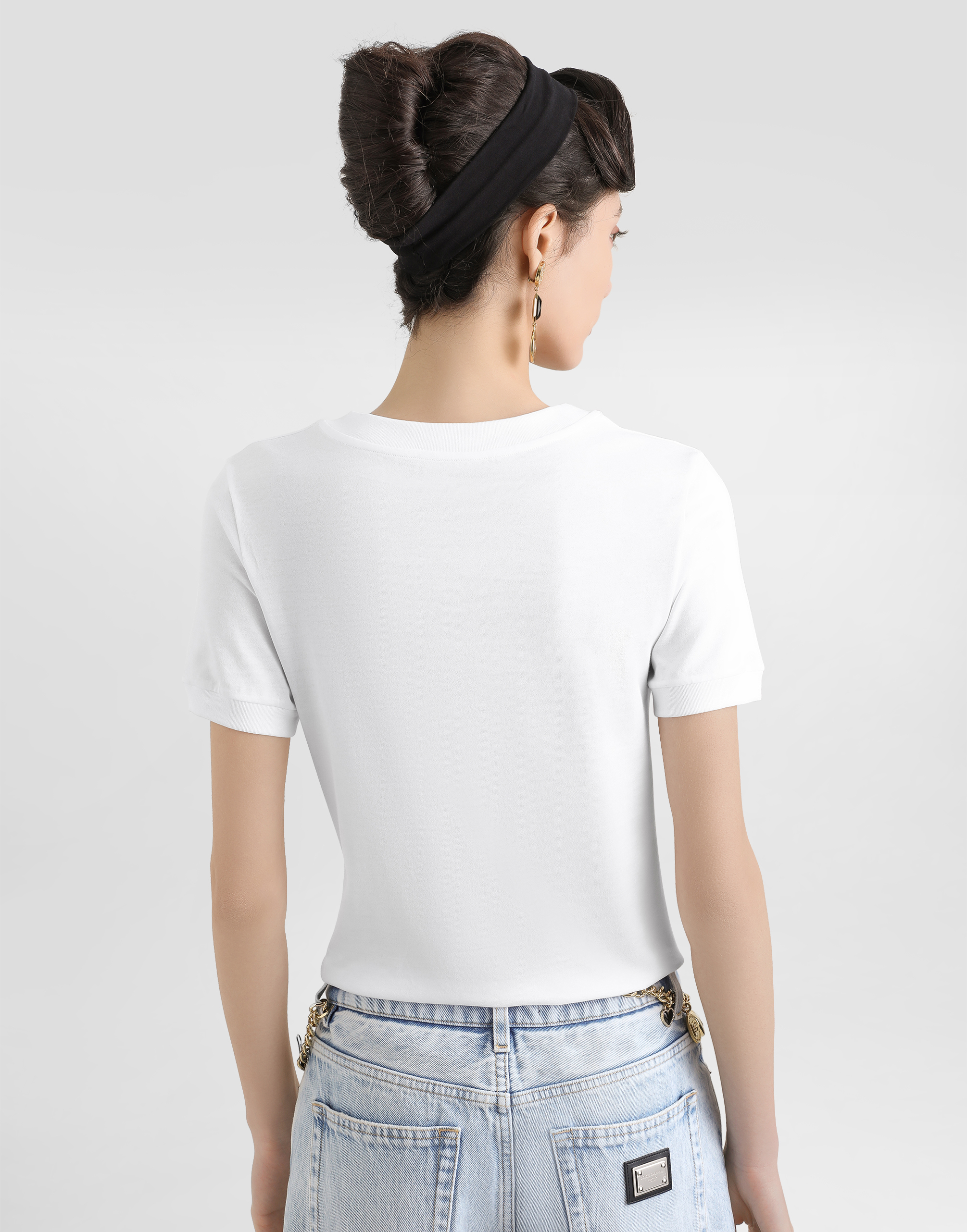 Cotton t-shirt with medal