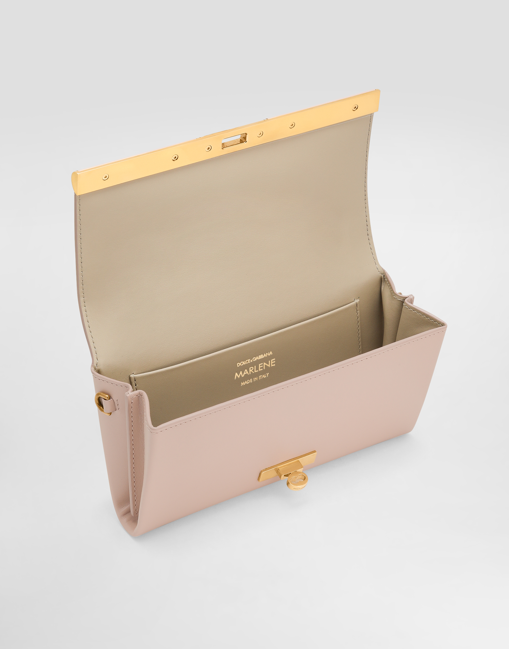 Dolce & Gabbana Marlene Shoulder Bag In Beige