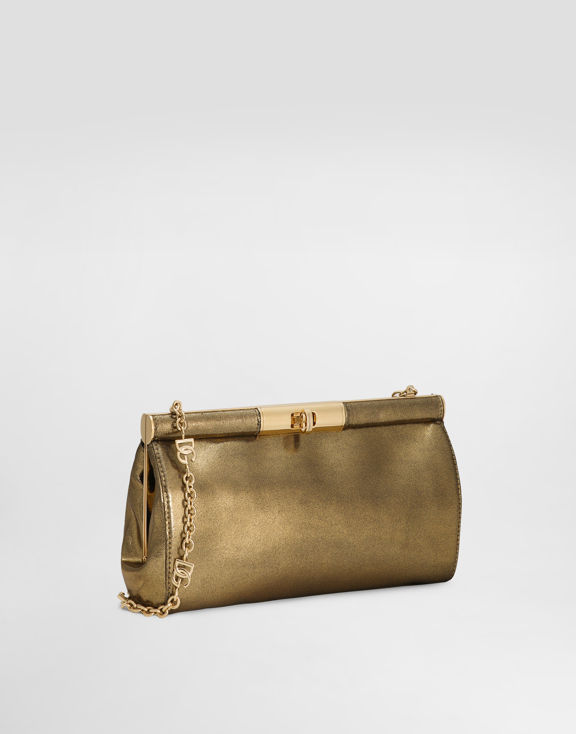  Dolce & Gabbana Dolce & Gabbana Marlene Shoulder Bag - Woman Clutches And Mini Bags Gold Onesize 