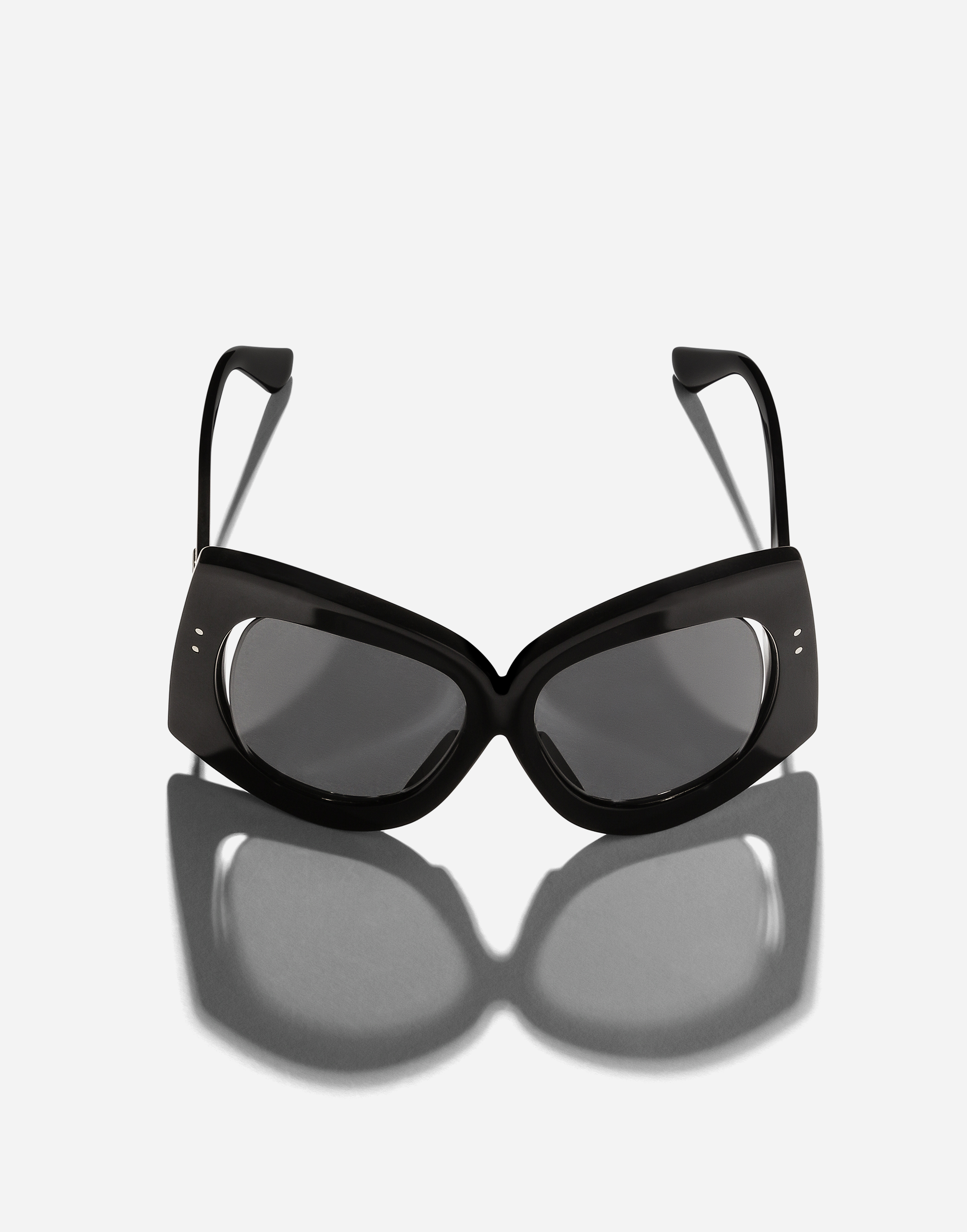 Dolce & Gabbana Dg Crossed Sunglasses In Black