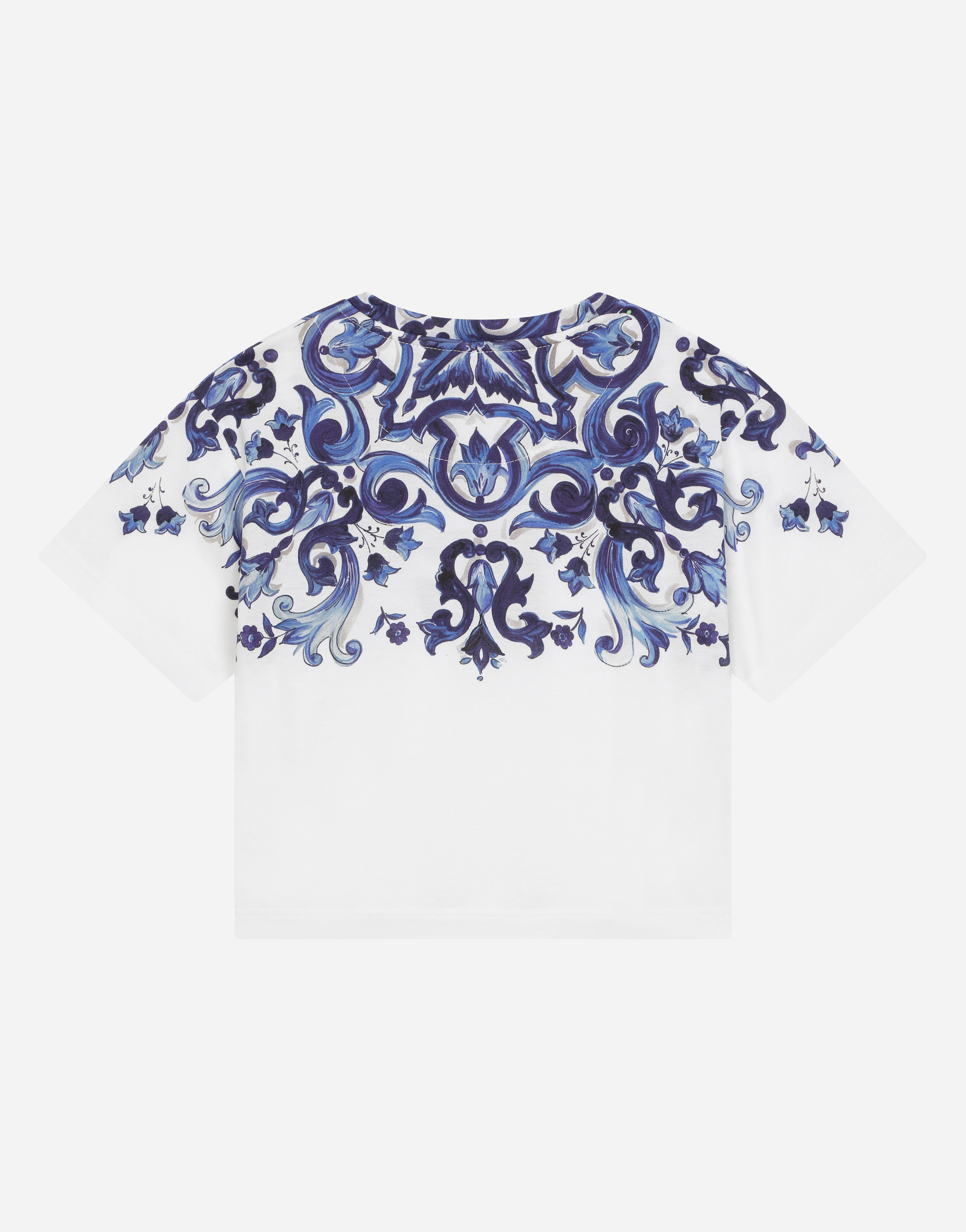 Majolica-print jersey T-shirt