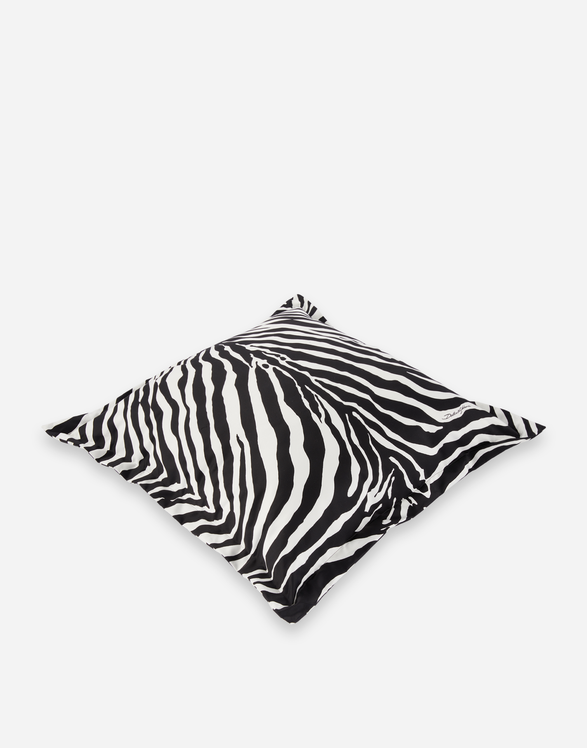 Dolce & Gabbana Duchesse Cotton Cushion Large Multicolor Unisex Onesize In Multicolor