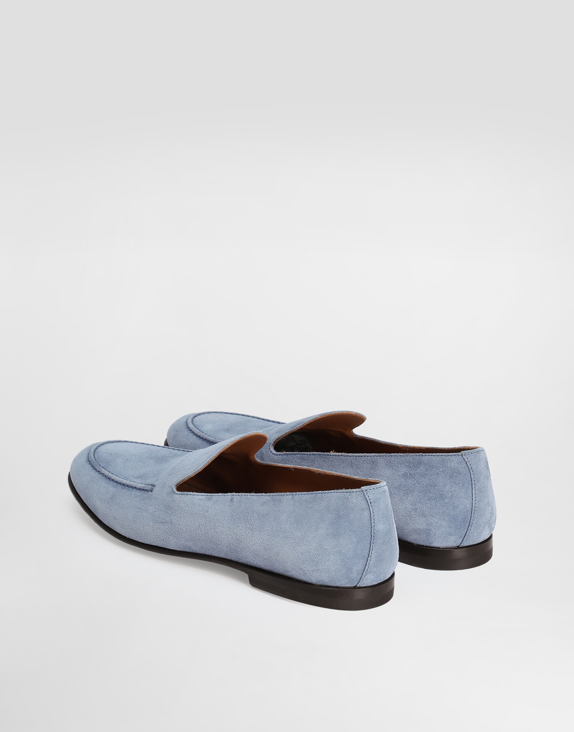 Split calfskin slippers