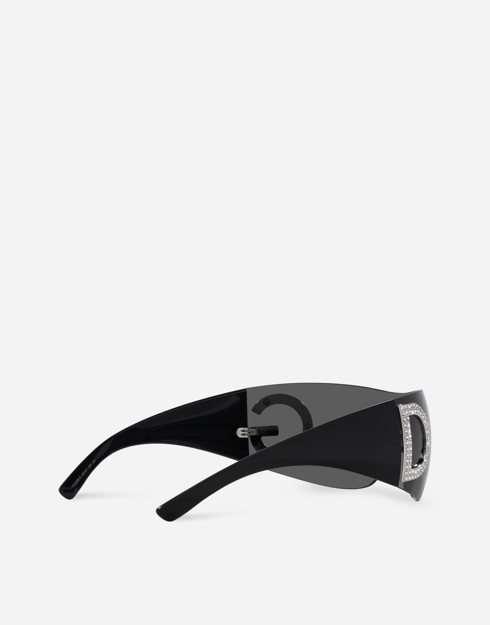 Shop Dolce & Gabbana Re-edition Sunglasses In Black