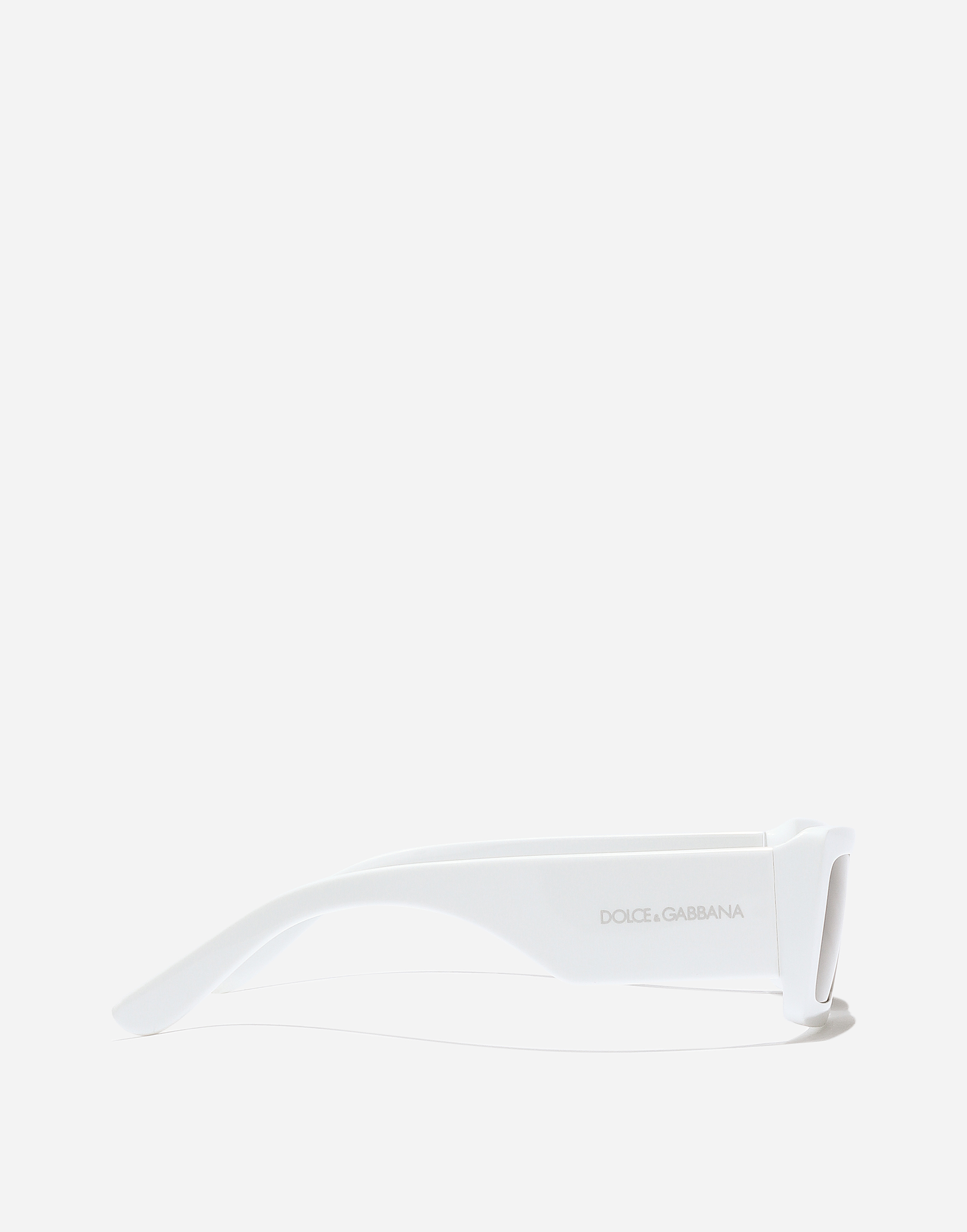 Dolce & Gabbana Womens White Dg6187 Rectangle-frame Injected Sunglasses In Generic