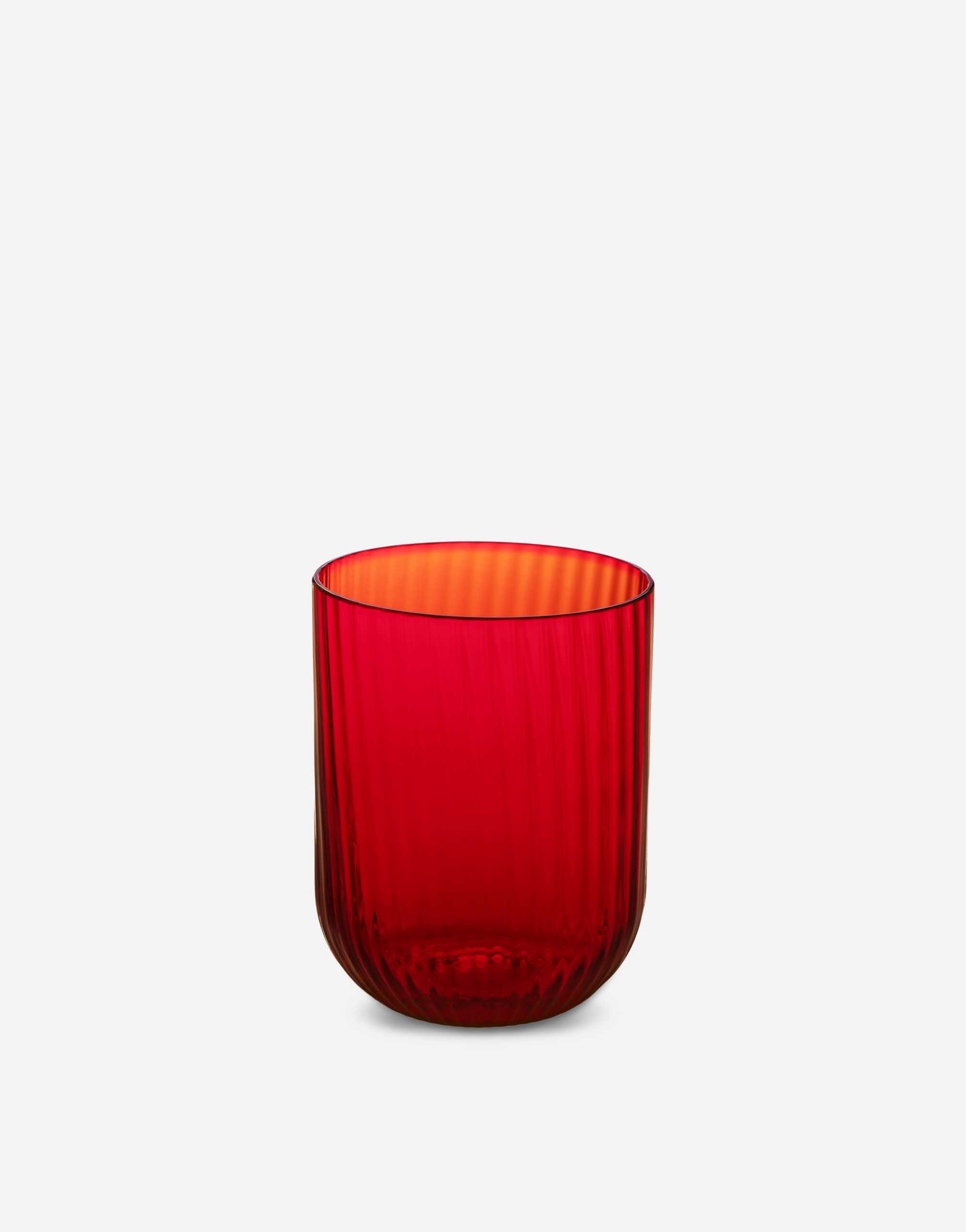 Dolce & Gabbana Hand-blown Murano Beverage Glasses Set 2 In Multicolor