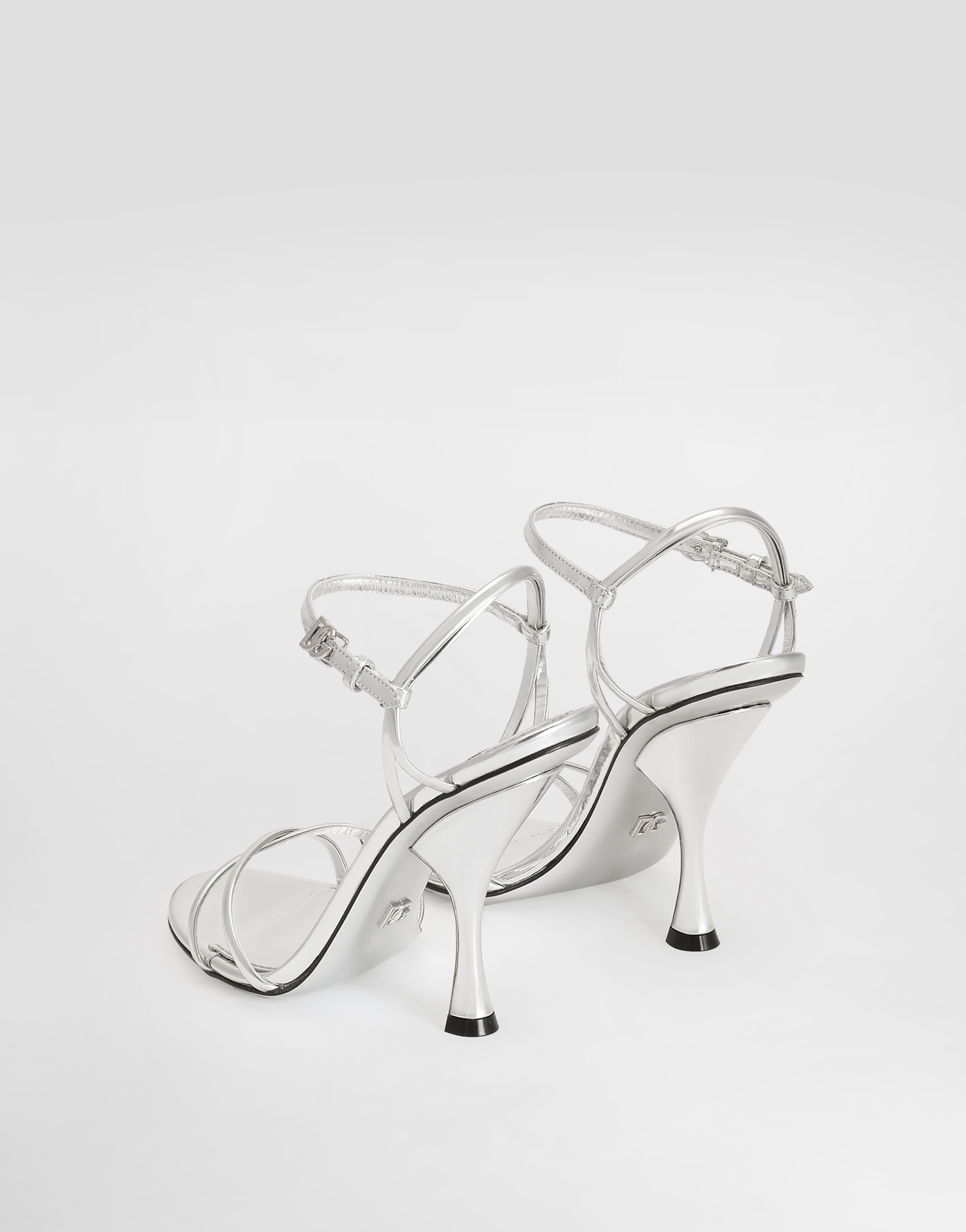 Sandals mirror calfskin