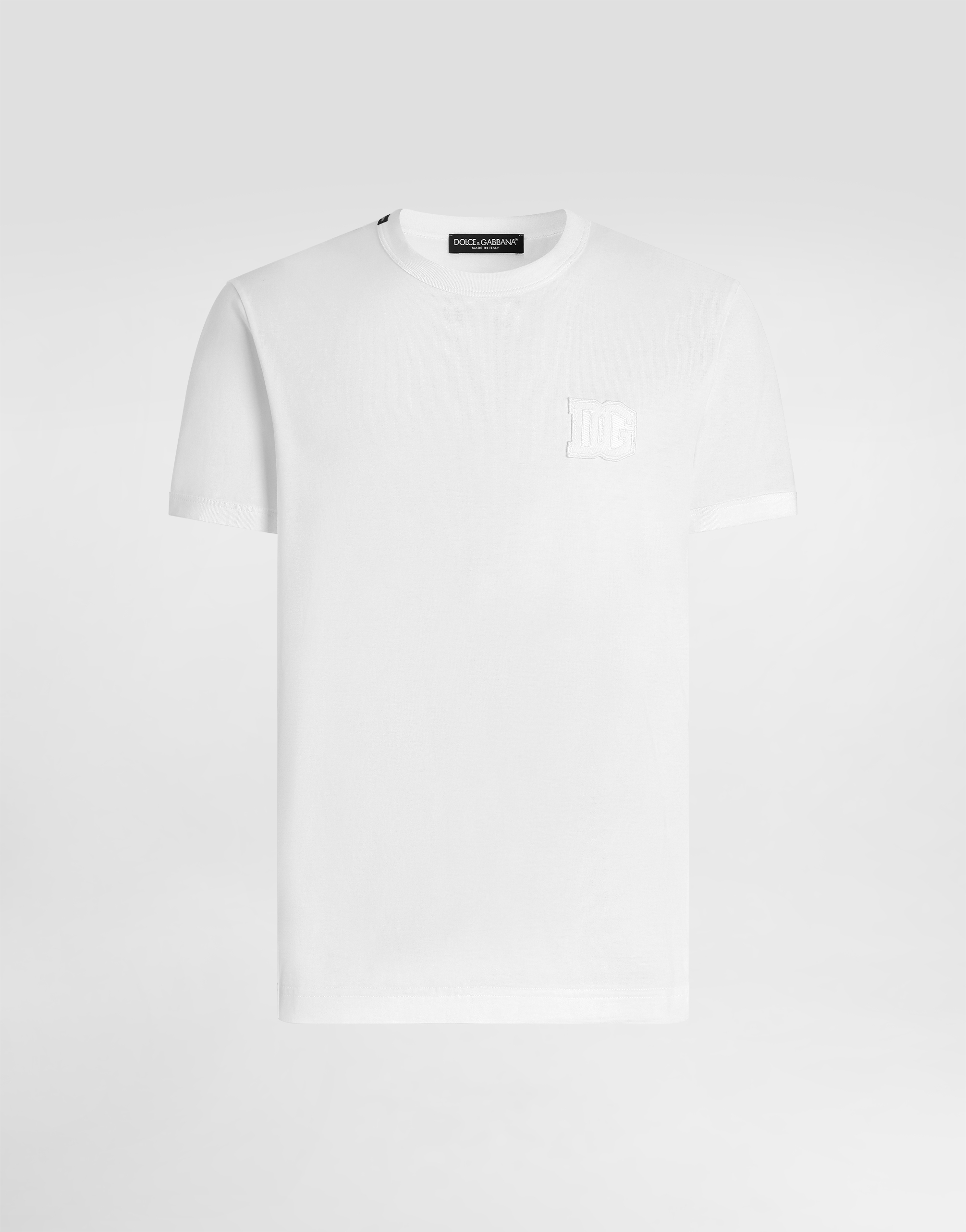Dolce & Gabbana T-shirt With Application In White