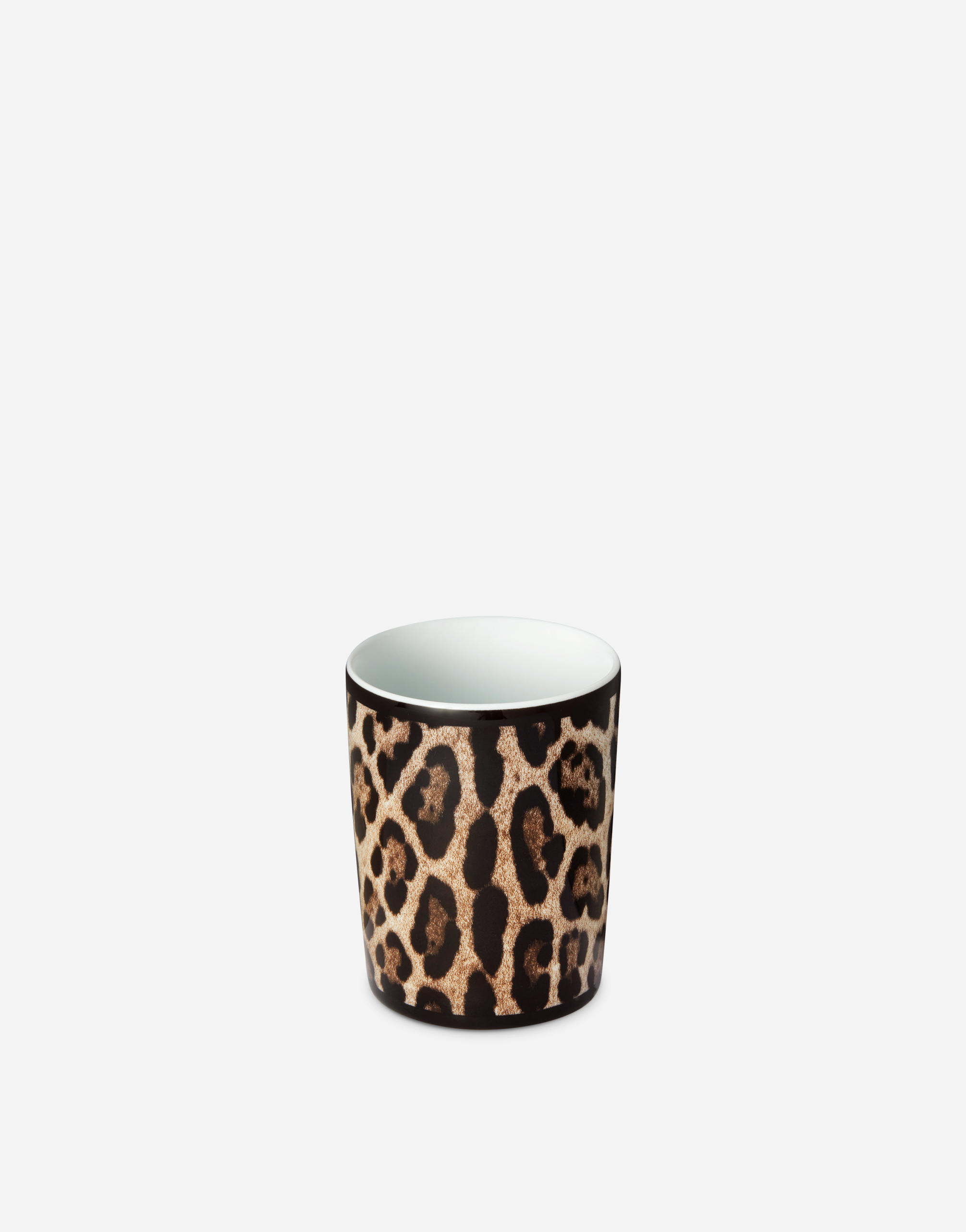 Dolce & Gabbana Porcelain Water Glass In Multicolor