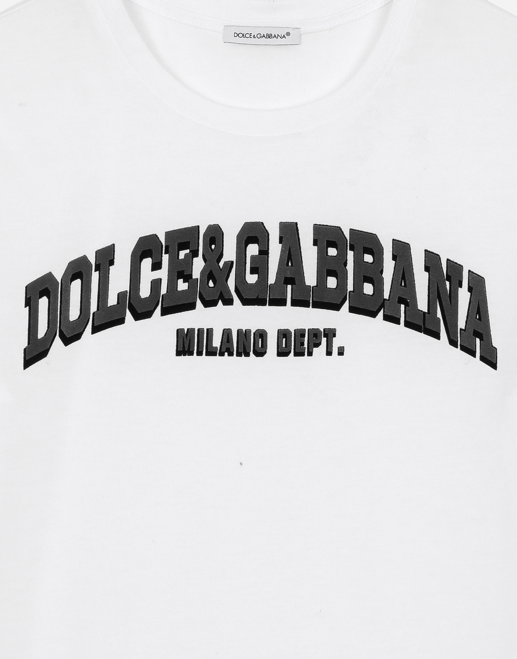 Jersey T-shirt with Dolce&Gabbana logo