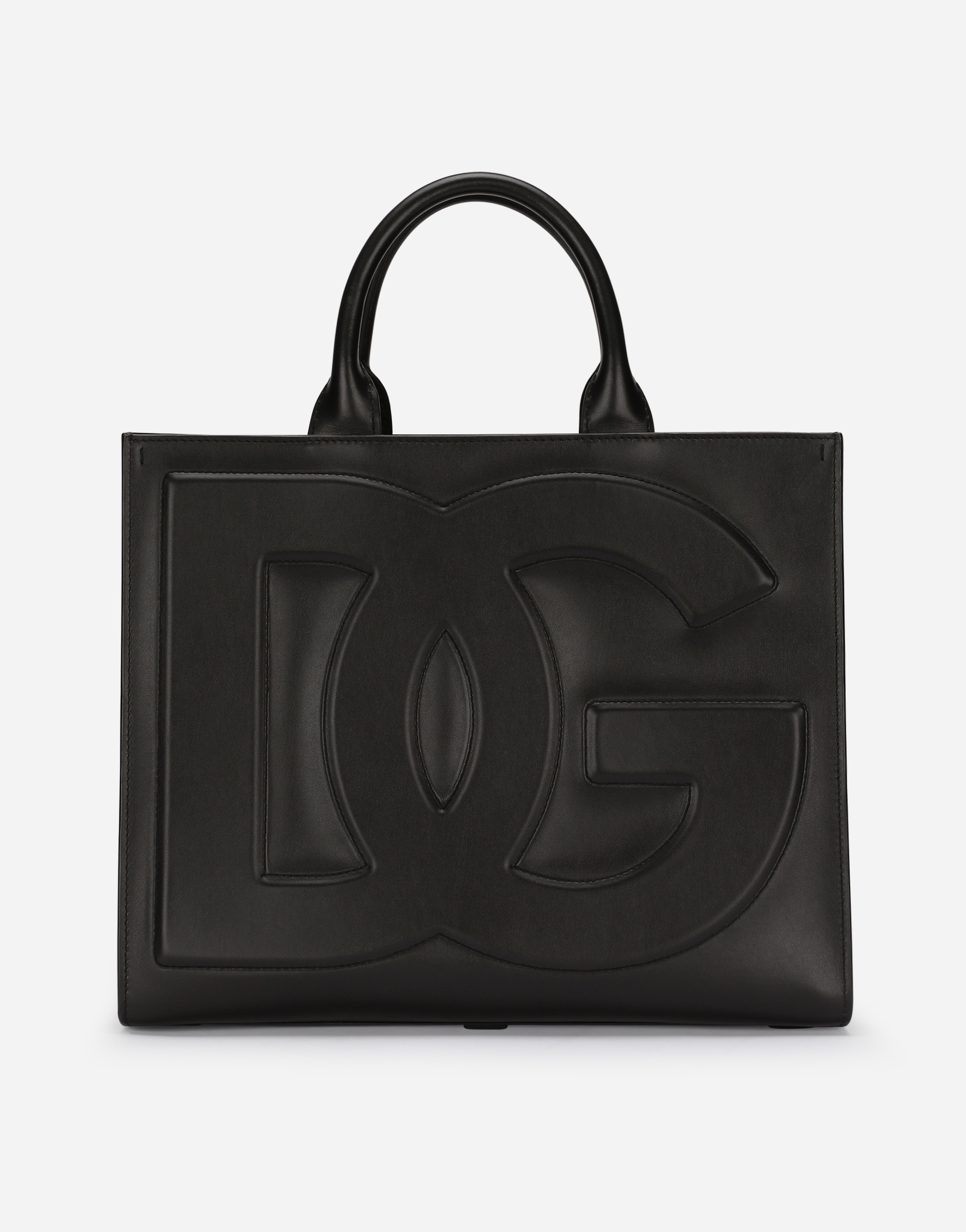 DOLCE & GABBANA MEDIUM CALFSKIN DG DAILY SHOPPER