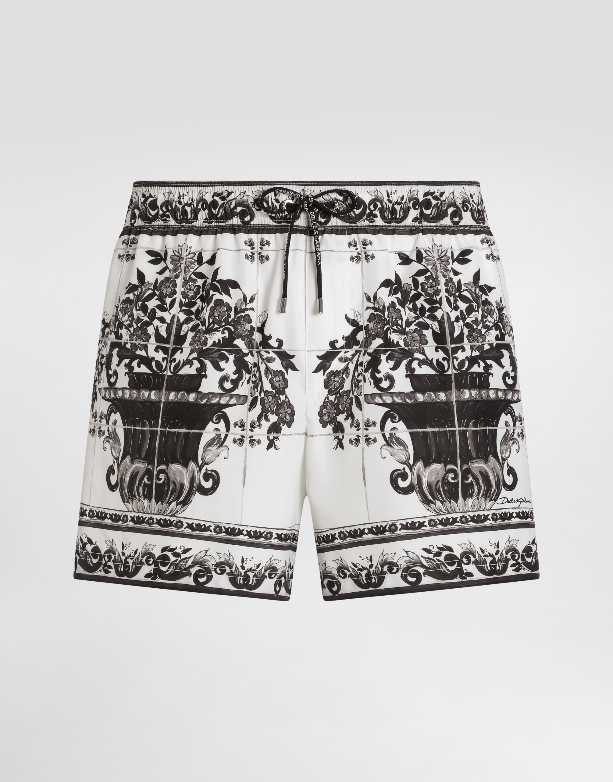 Dolce & Gabbana Graphic-print Swim Shorts