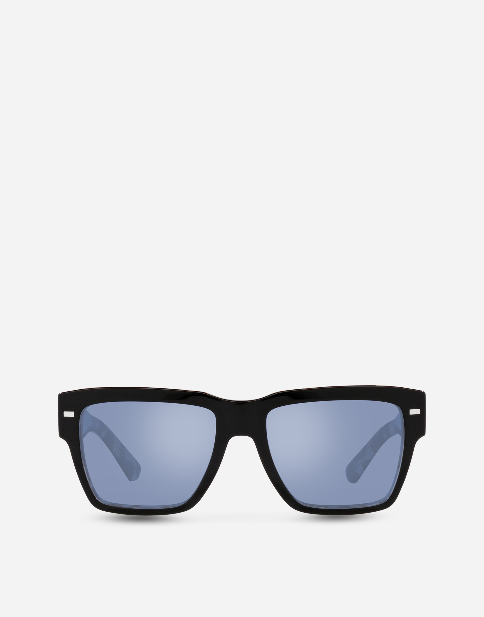 Dolce & Gabbana Tortoiseshell-detail Mirrored-lense Sunglasses In Black On Grey Havana