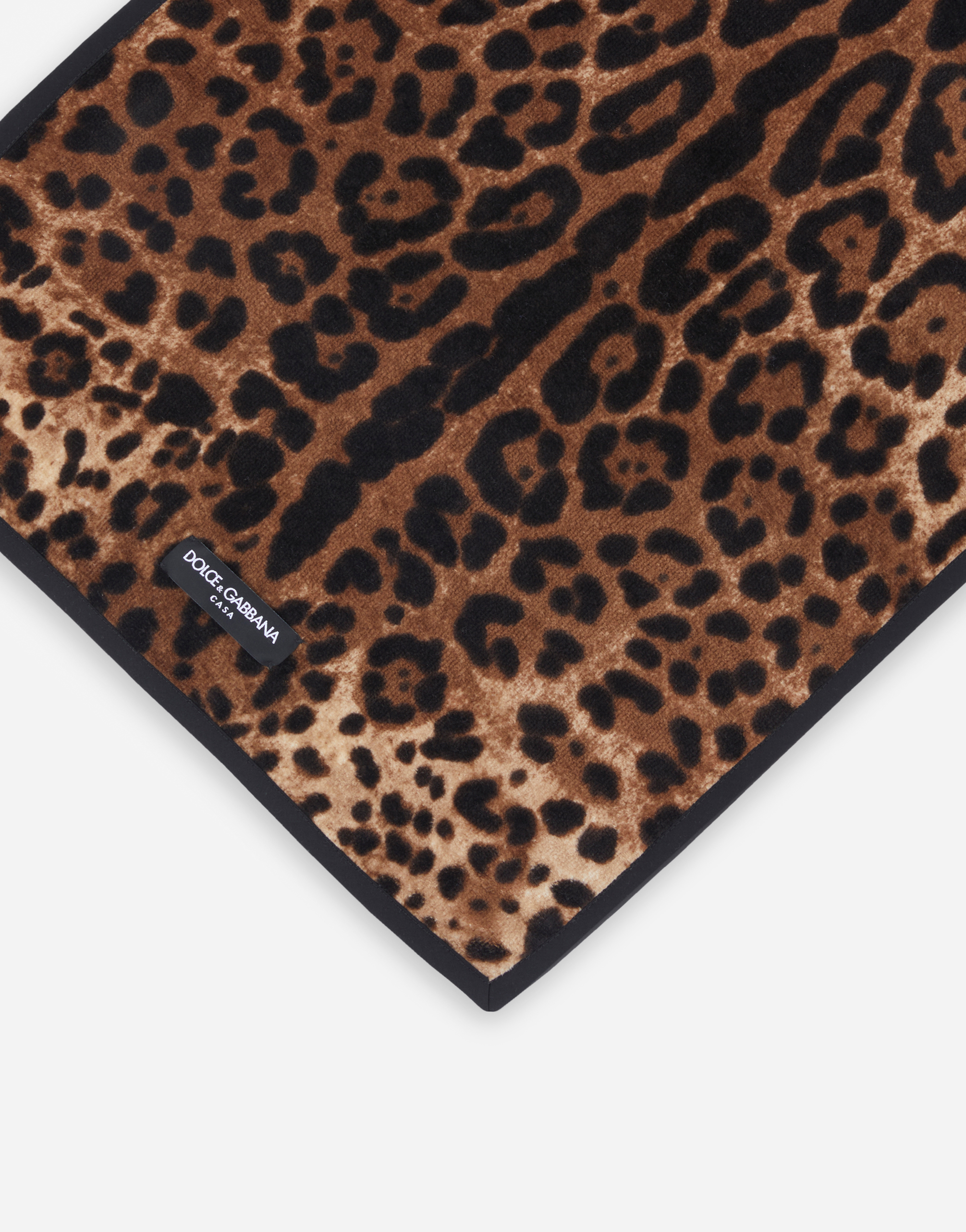 Dolce & Gabbana Terry Cotton Guest Towel In Multicolor