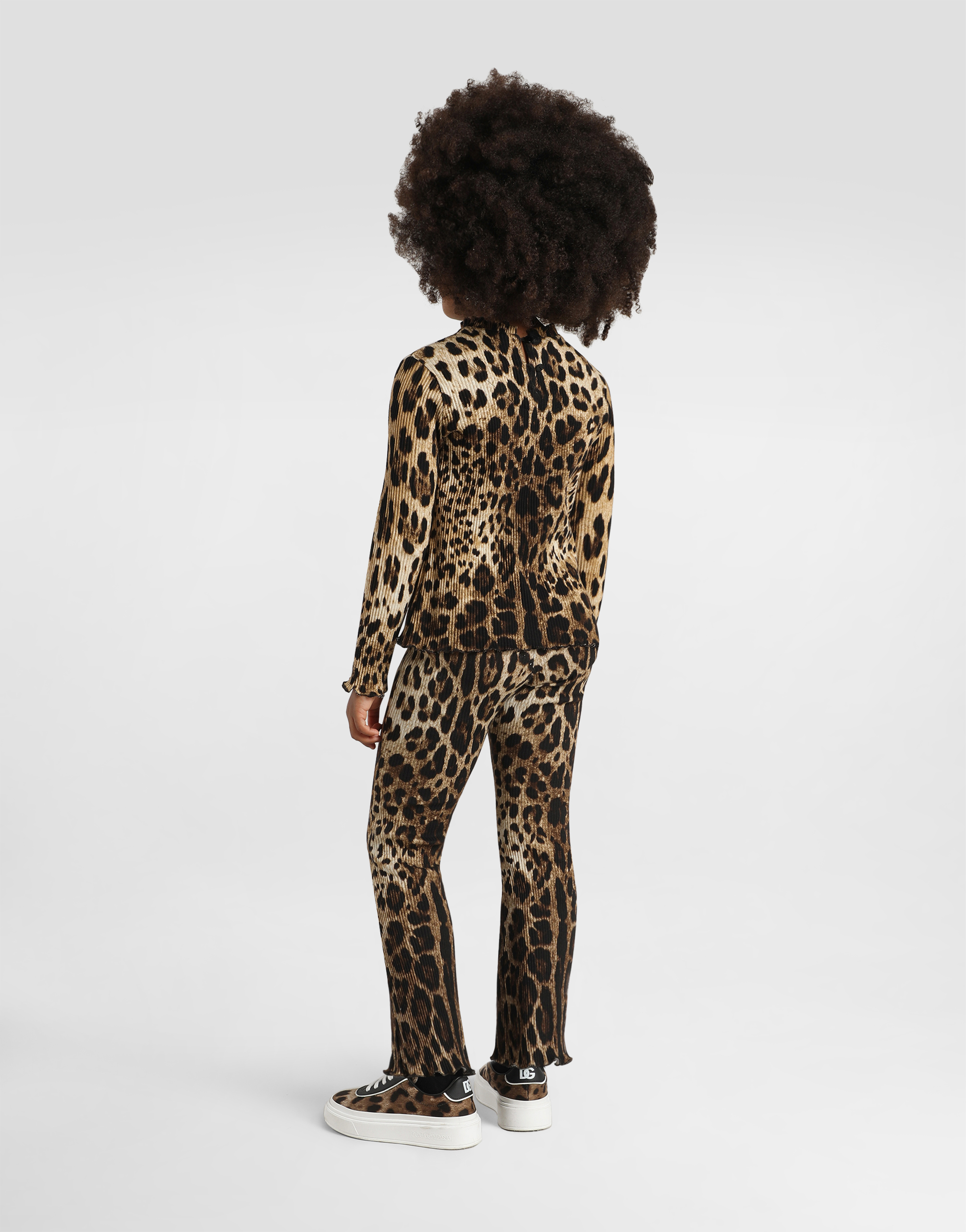 Dolce & Gabbana Leopard-pattern Top In Multi