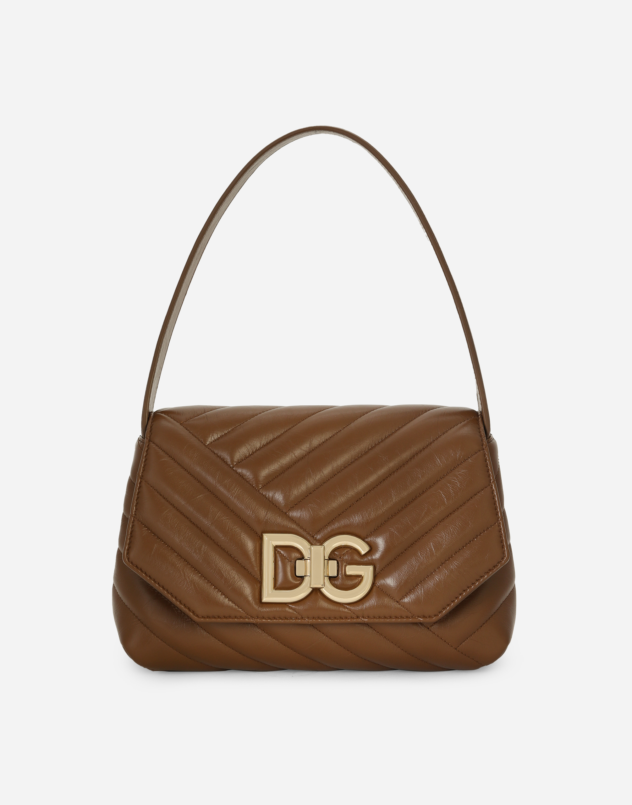 Dolce & Gabbana Lop Shoulder Bag In Beige