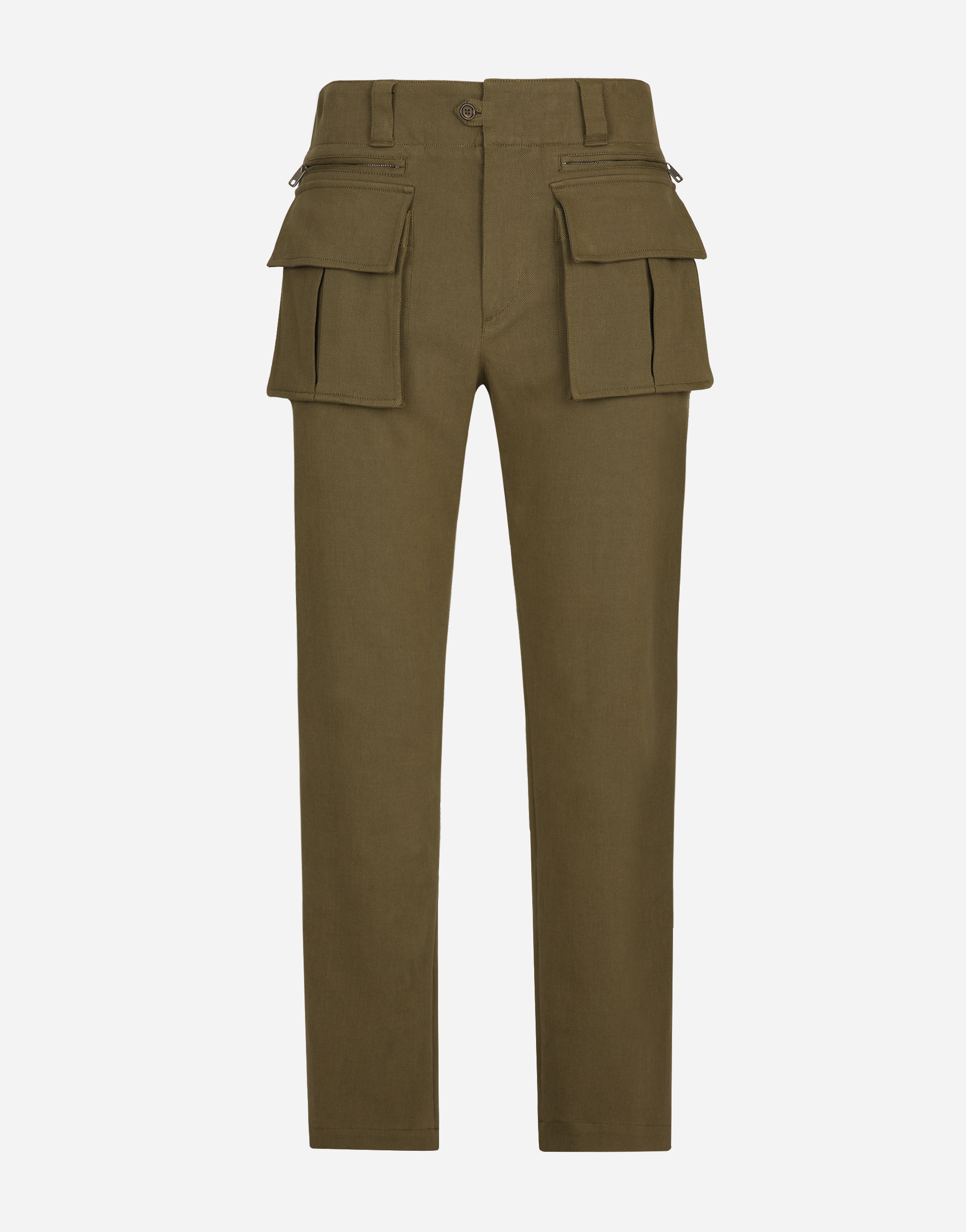 DOLCE & GABBANA STRETCH GABARDINE PANTS