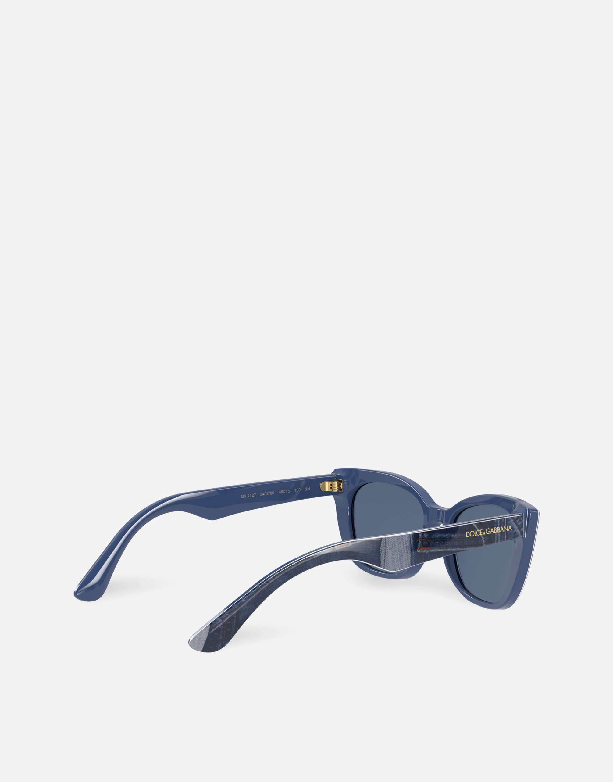 DOLCE & GABBANA DENIM PATCHWORK SUNGLASSES
