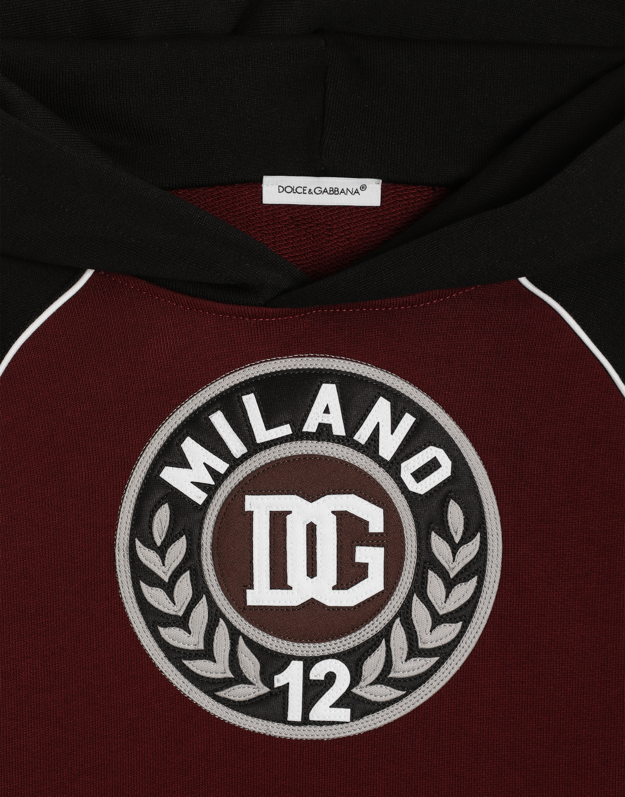  Dolce & Gabbana Hooded Sweatshirt With Embroidery - Mann T-shirts Und Sweatshirts Mehrfarbig 10 Years 