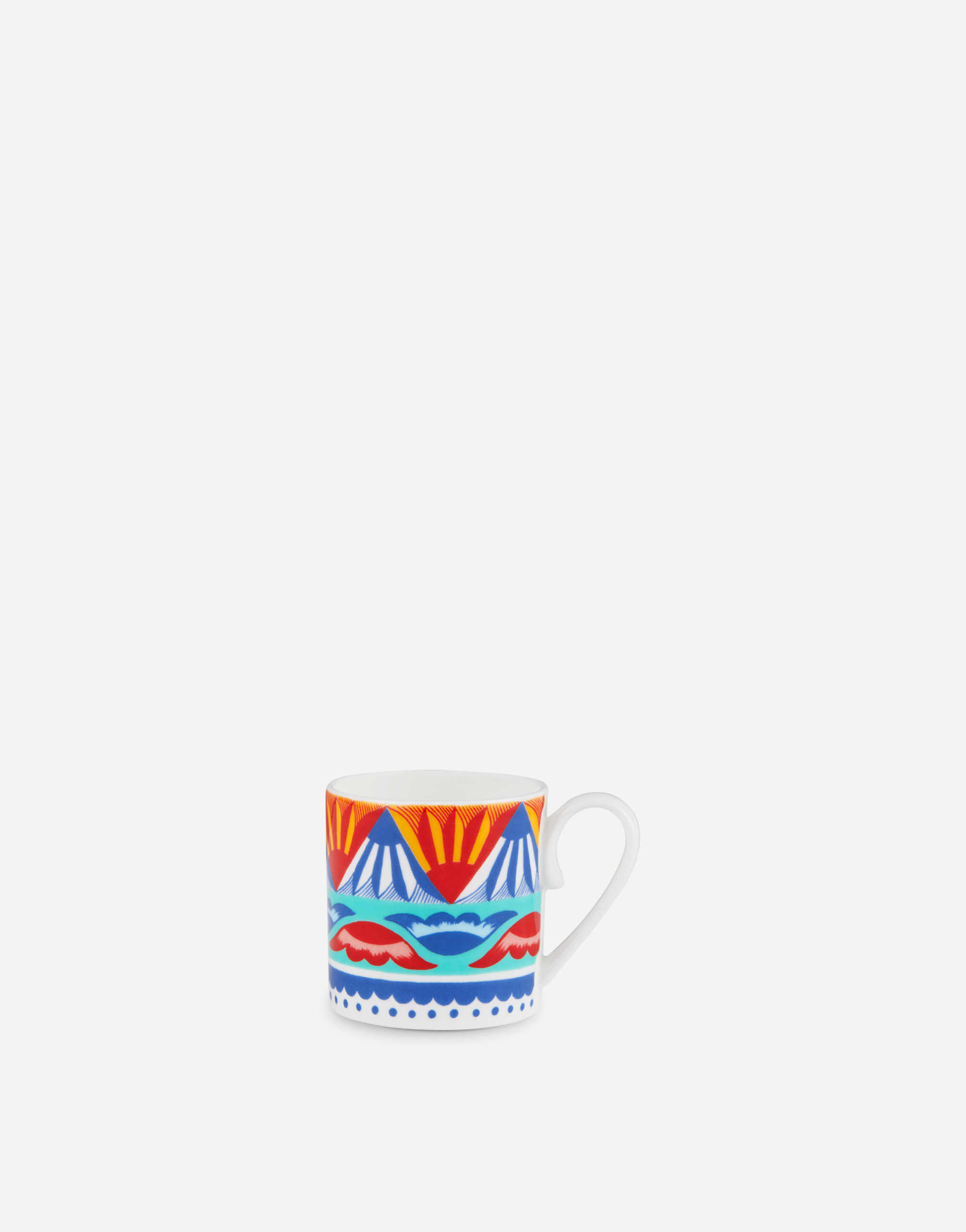 Dolce & Gabbana Fine Porcelain Espresso Set In Multicolor