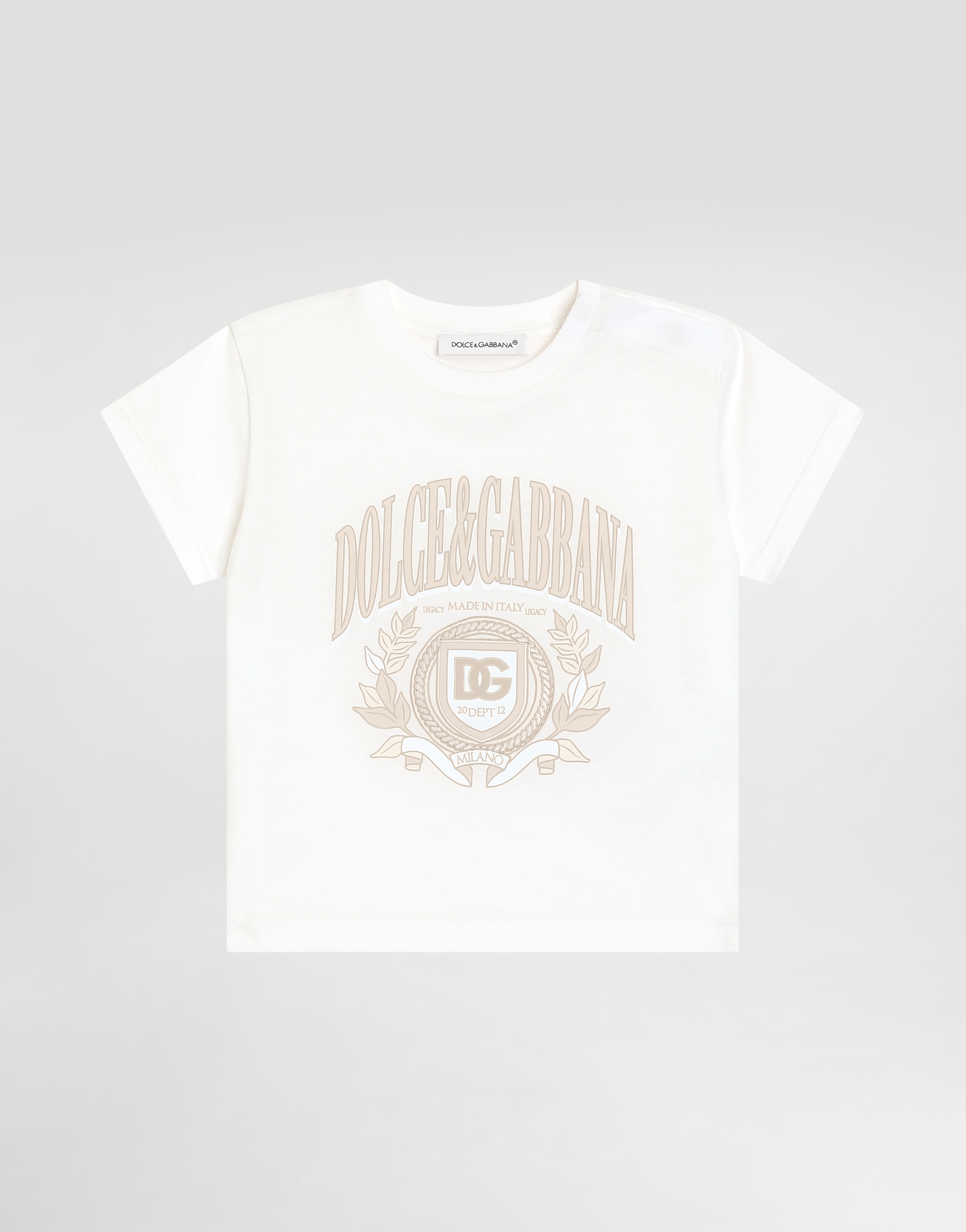 Jersey T-shirt with Dolce&Gabbana logo