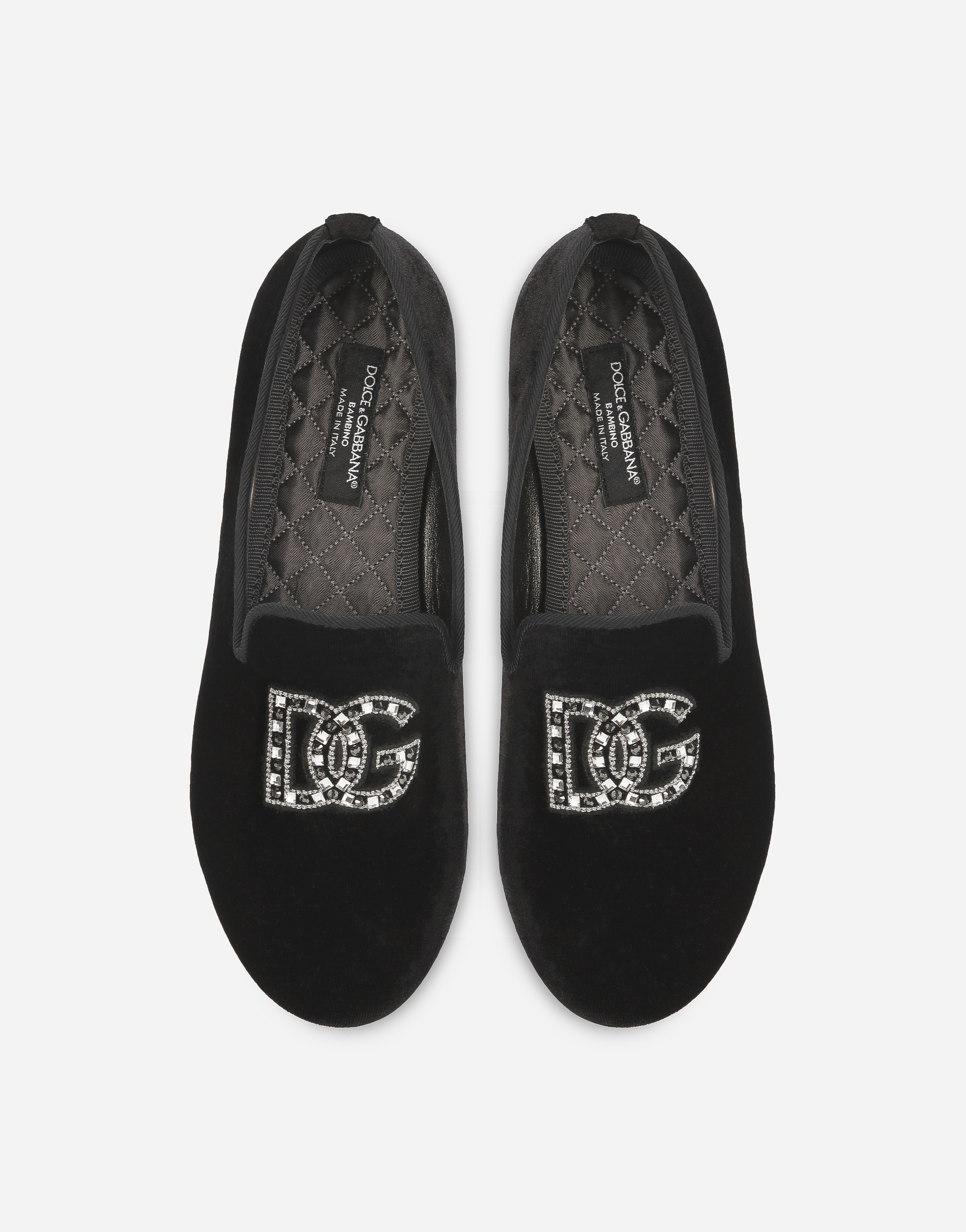 Velvet slippers