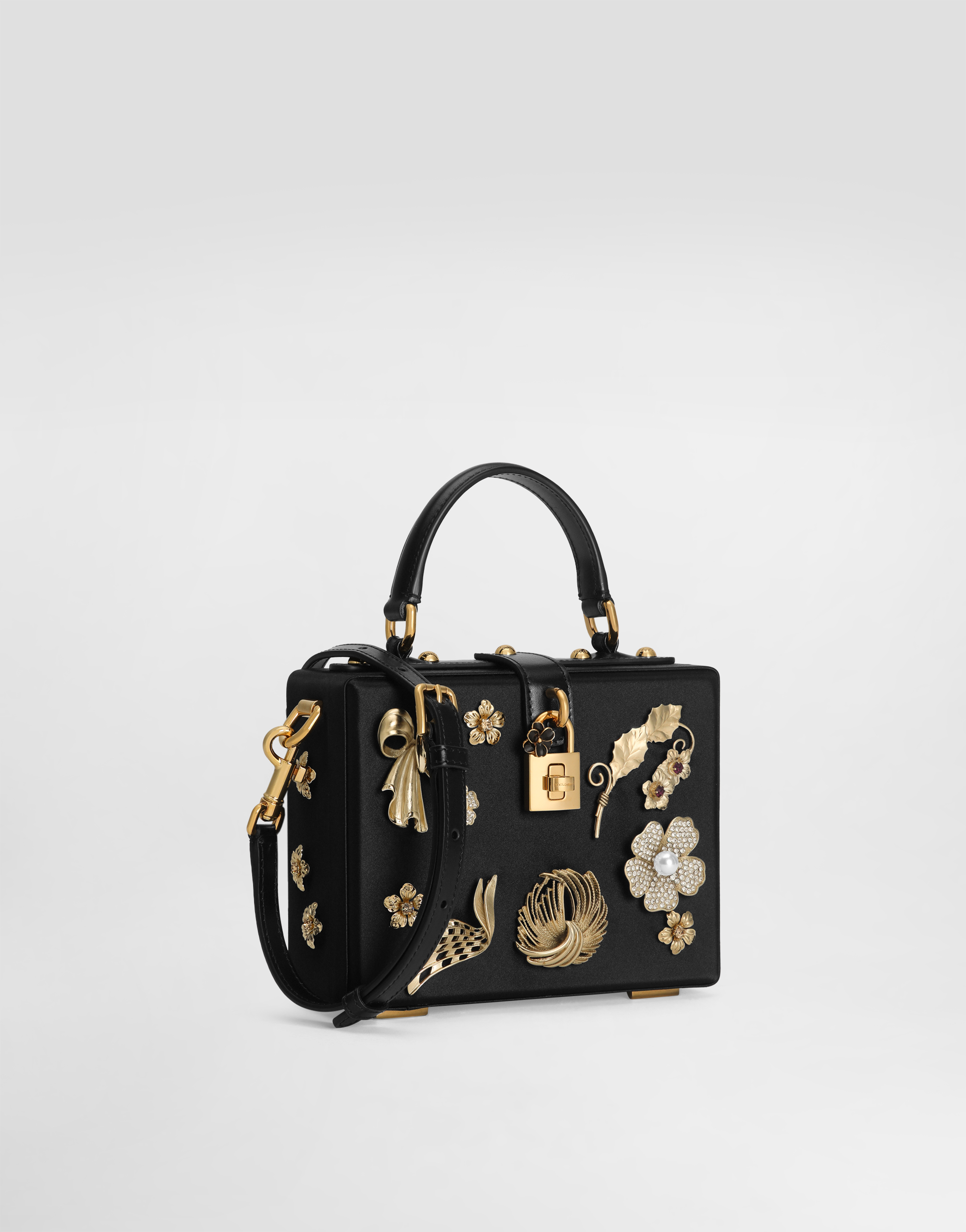 Dolce & Gabbana Dolce Box Handbag In Black