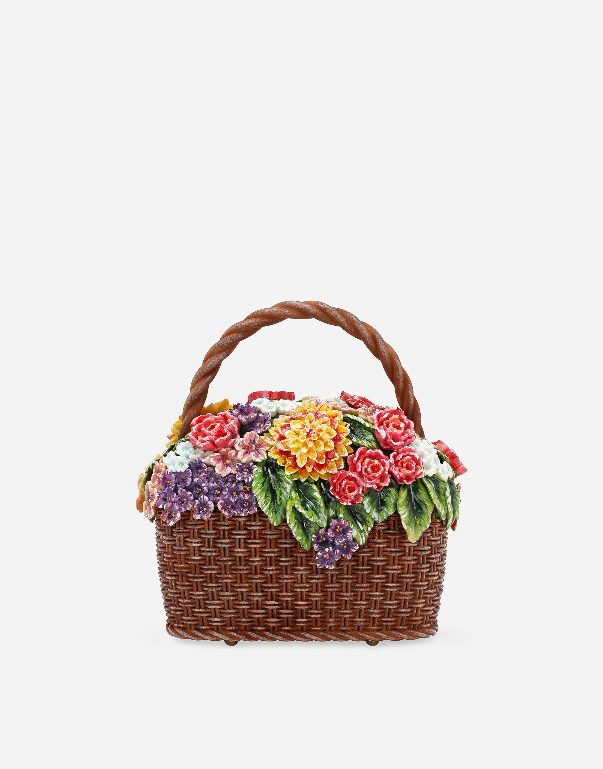 Dolce & Gabbana Dolce Box Bag In Brown