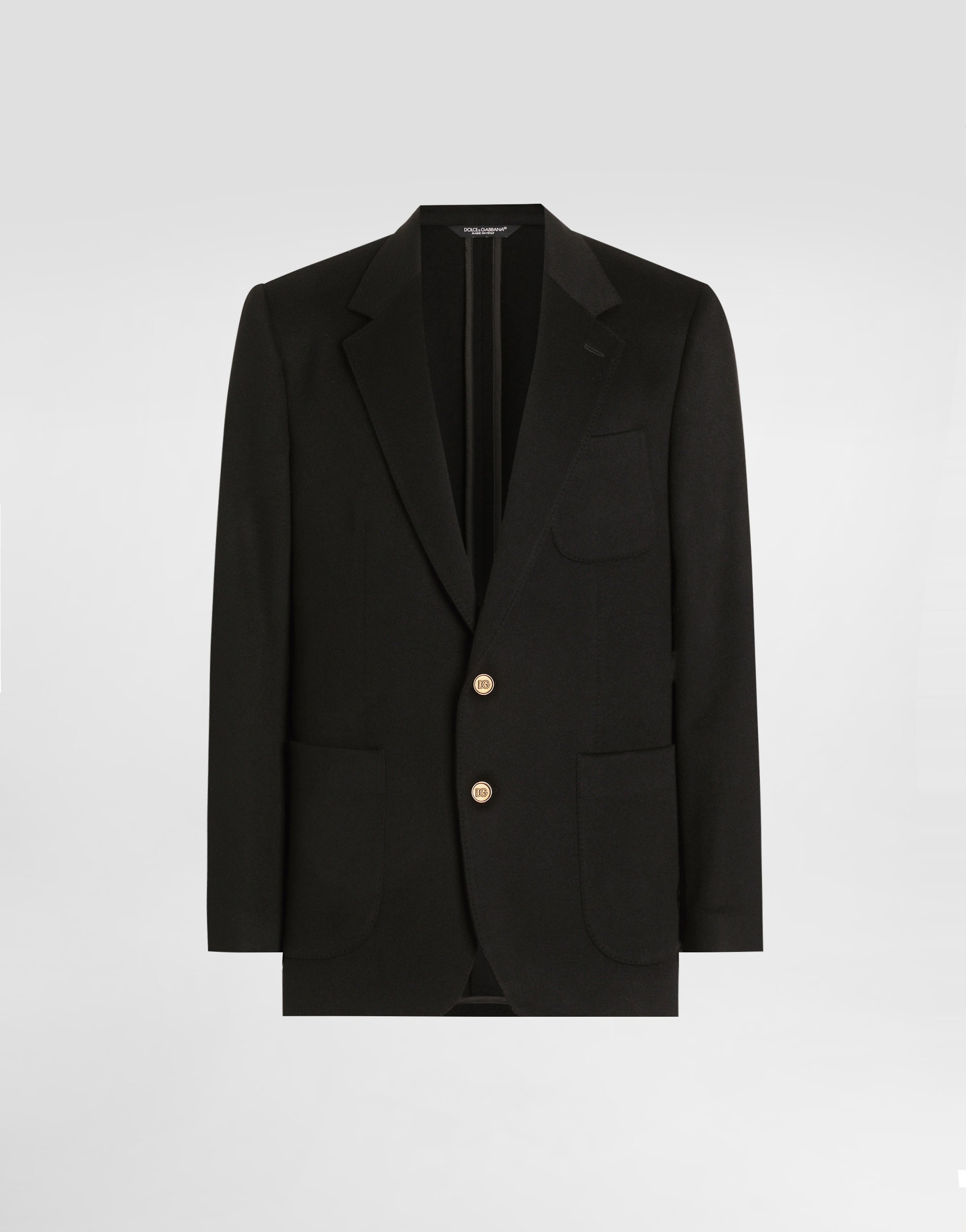 Single-breasted portofino cashmere jacket