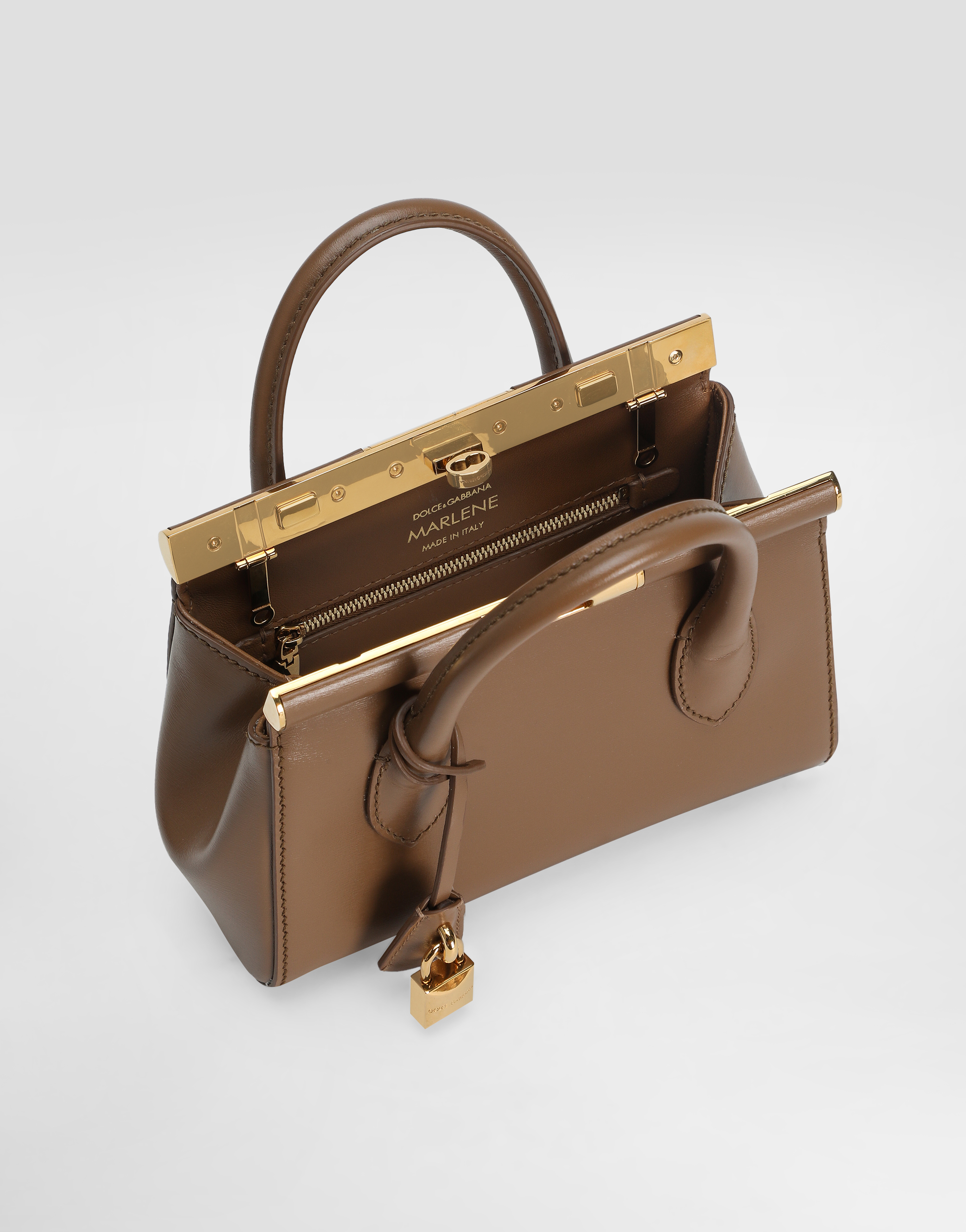Marlene day mini handbag in palmated calfskin