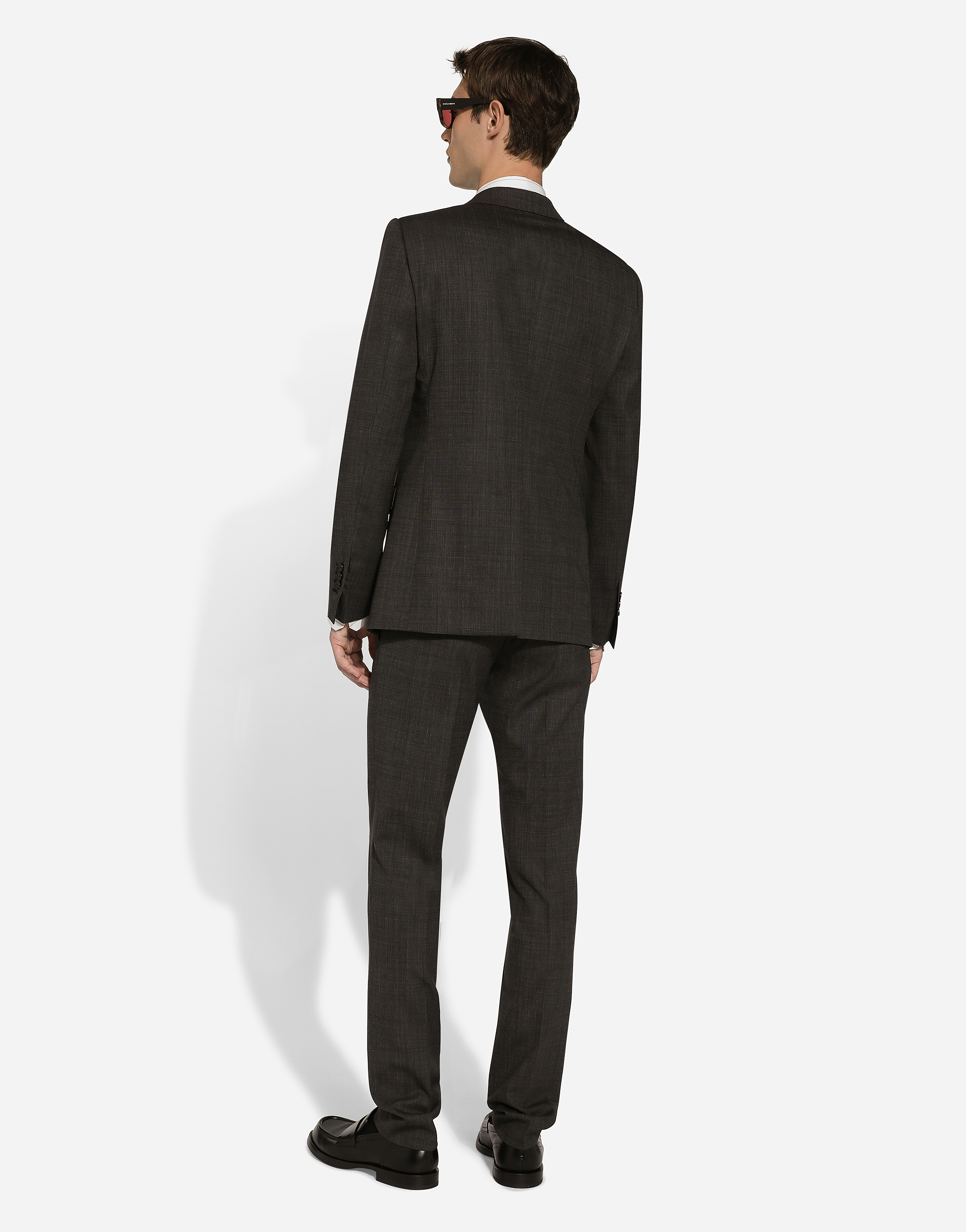 Dolce & Gabbana Striped Poplin Martini-fit Shirt In Multicolor