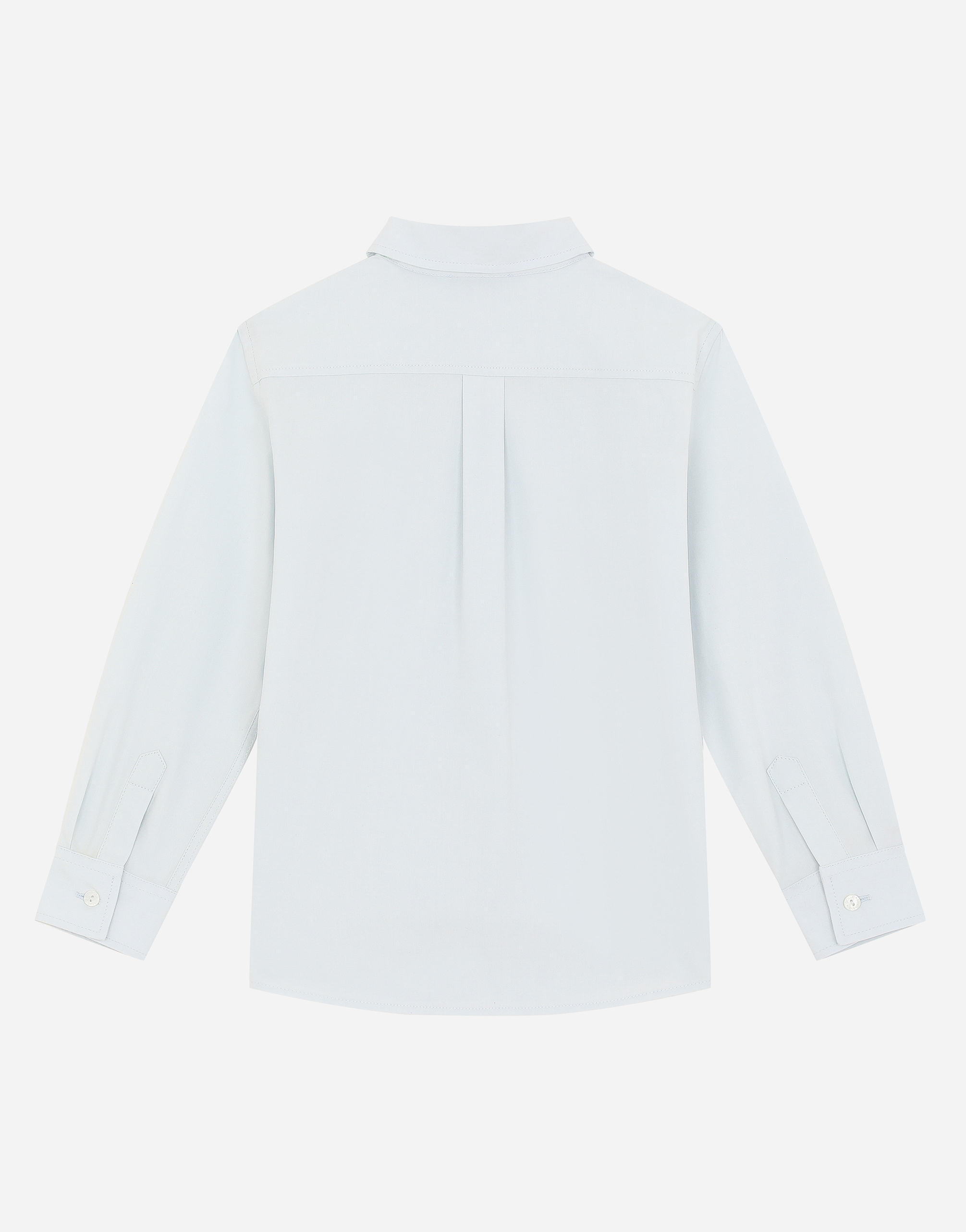 Shop Dolce & Gabbana Cotton Poplin Shirt In Polvere