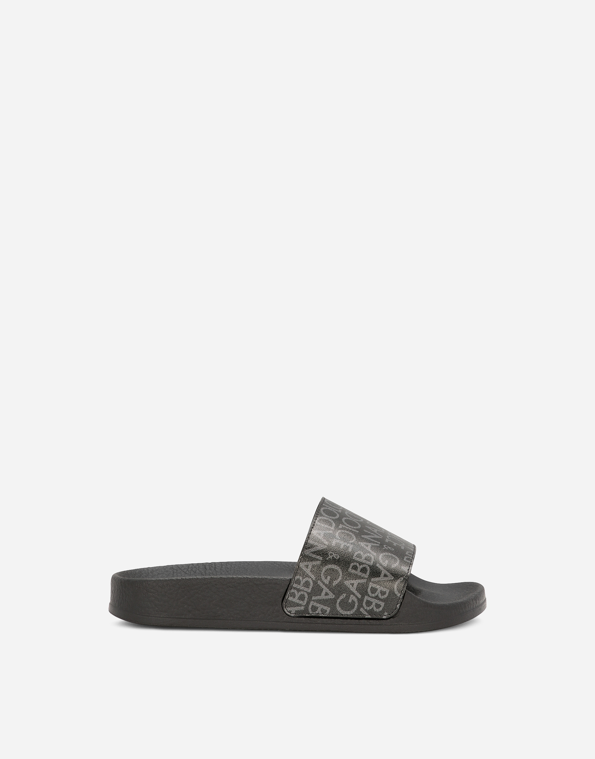 DOLCE & GABBANA CALFSKIN BEACH SLIDERS