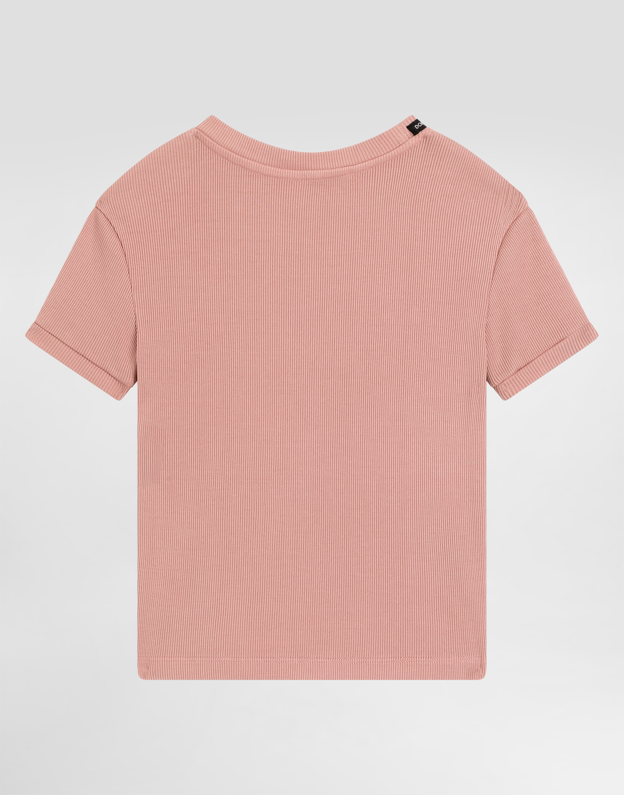 Dolce & Gabbana Cotton T-shirt With Print In Pink