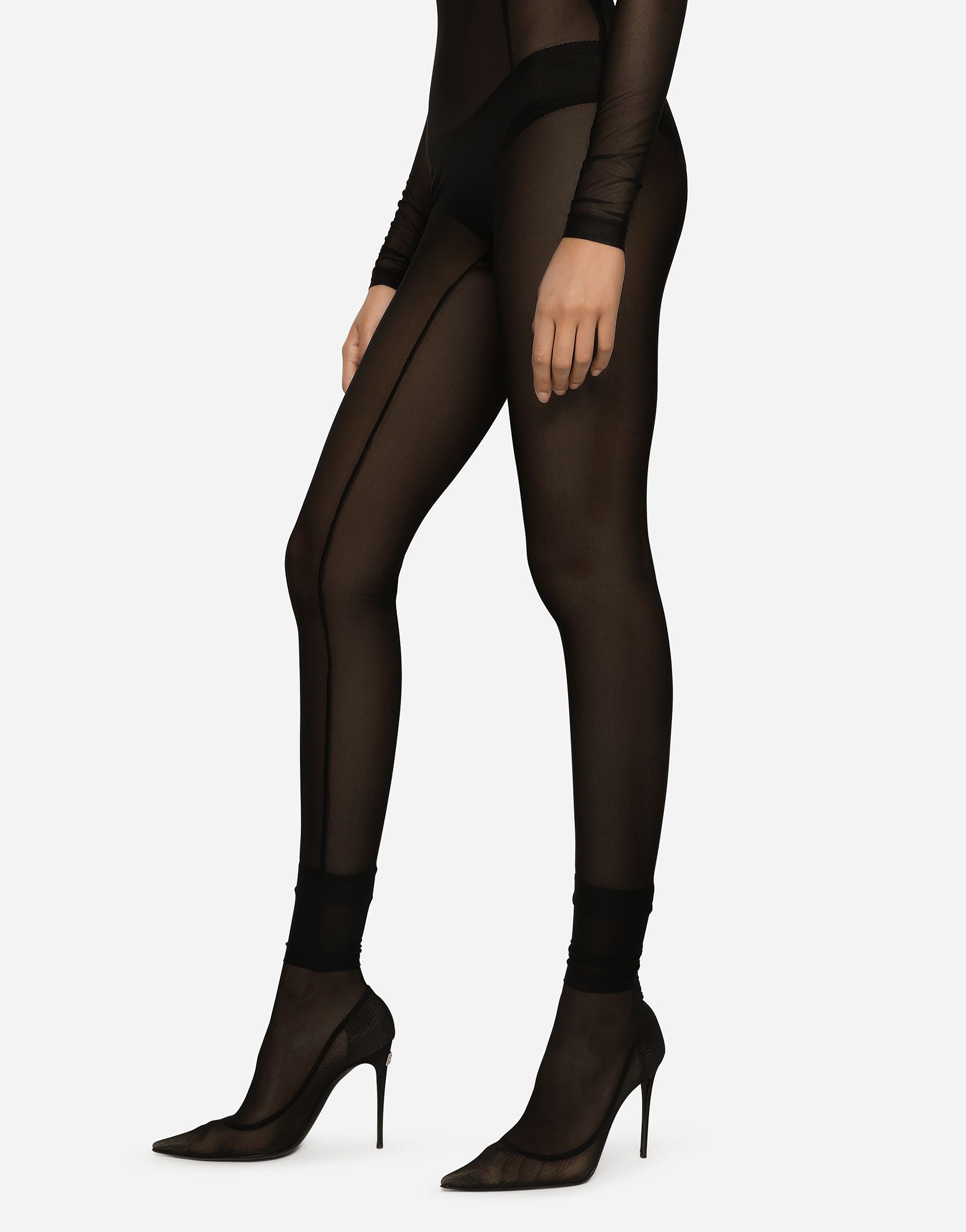 DOLCE & GABBANA KIM DOLCE&GABBANA TULLE JUMPSUIT